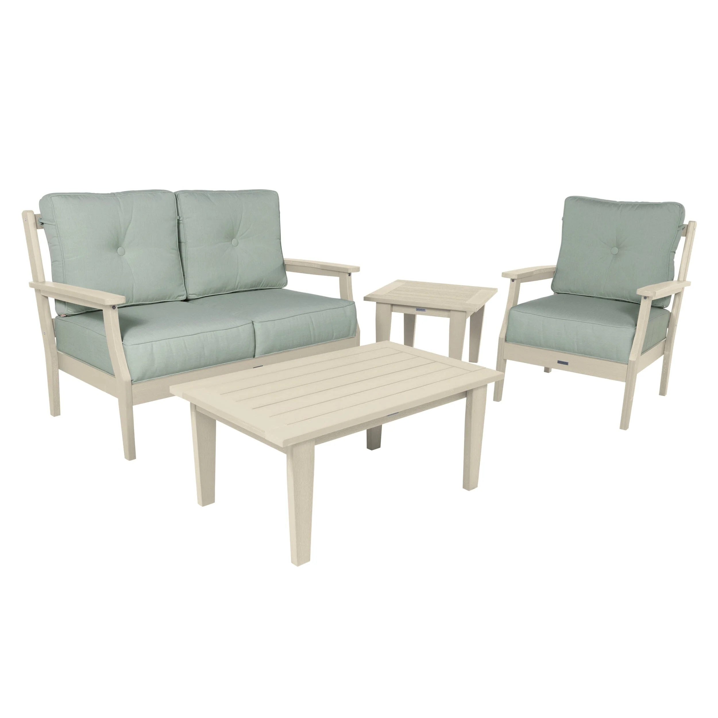 Lehigh Deep Seating 4 Piece Loveseat and Chair Set - Image 21