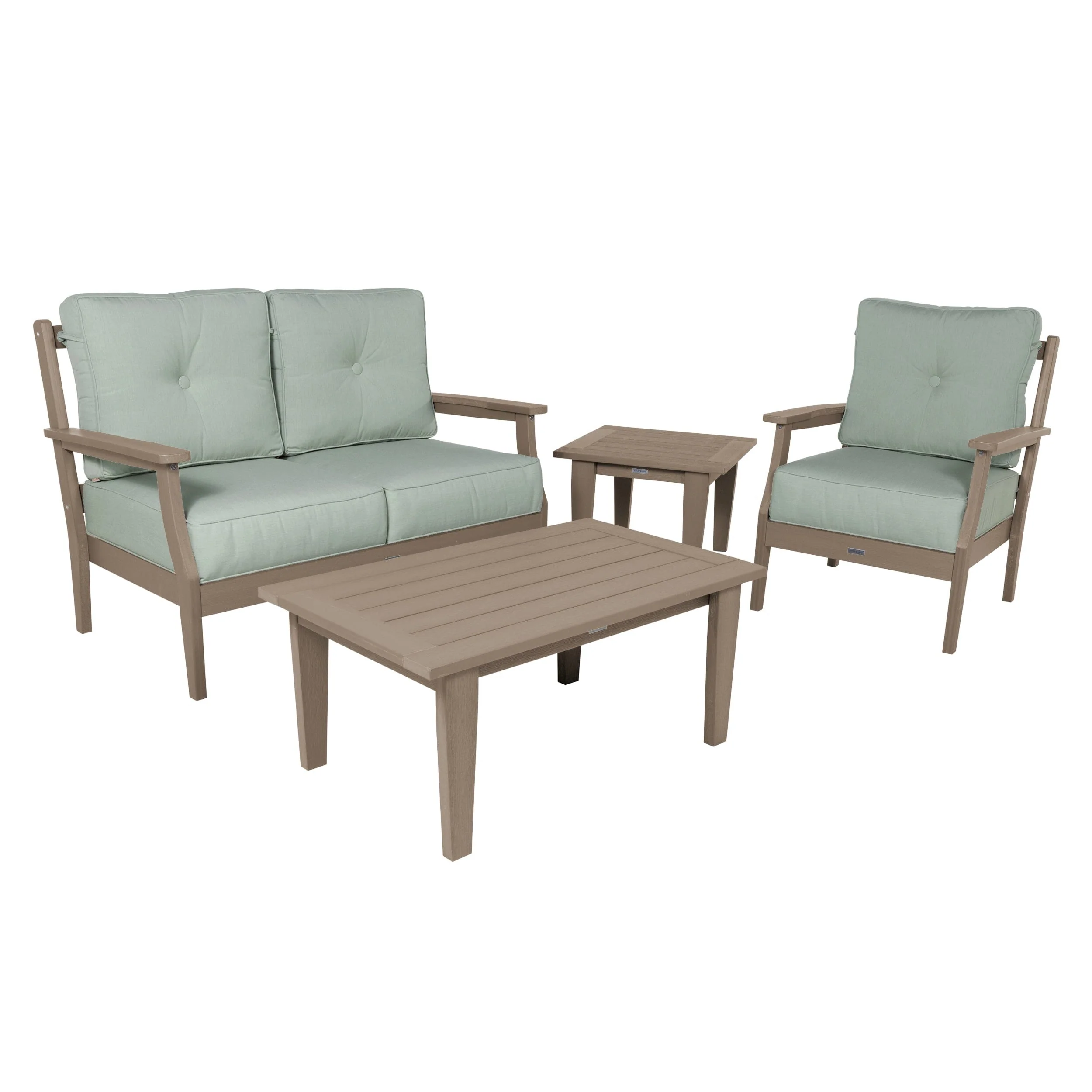 Lehigh Deep Seating 4 Piece Loveseat and Chair Set - Image 23