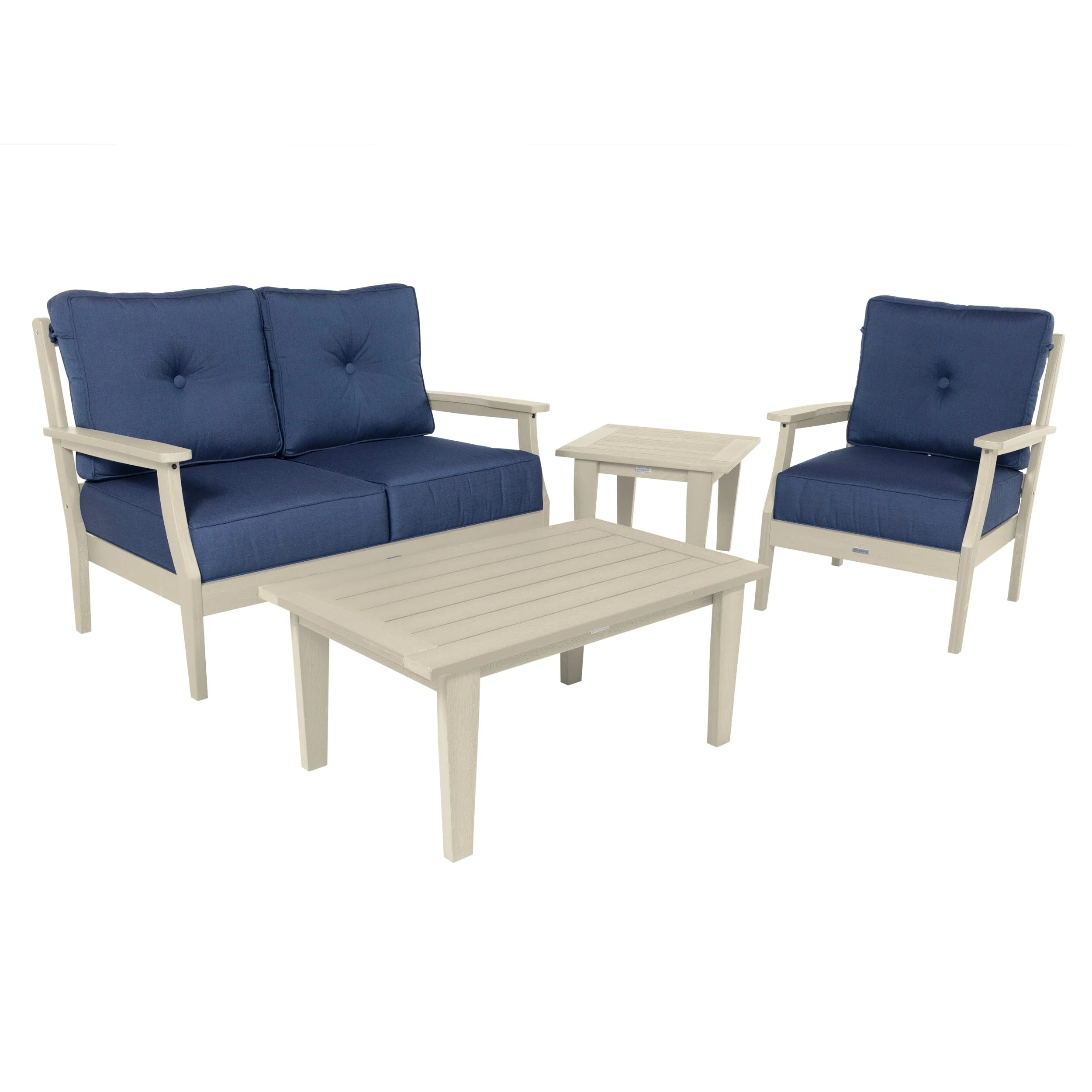 Lehigh Deep Seating 4 Piece Loveseat and Chair Set - Image 25