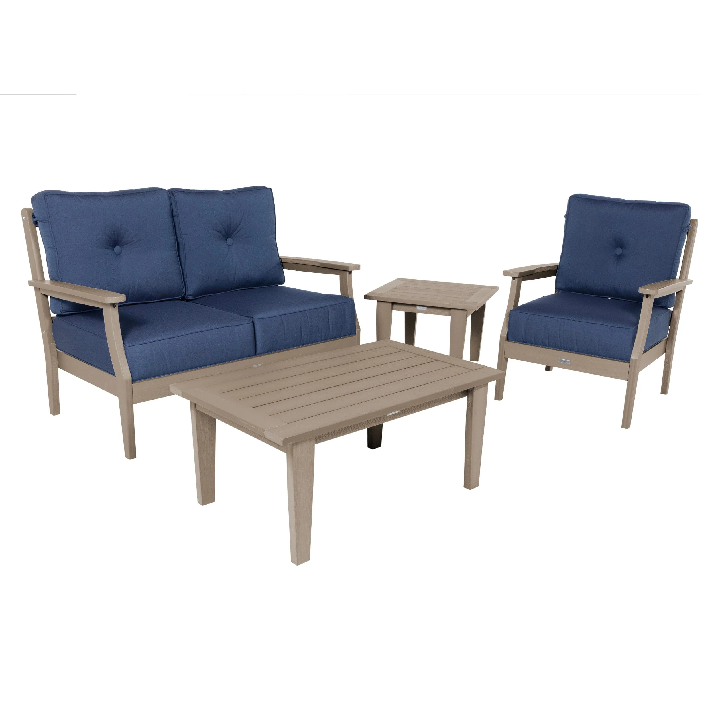 Lehigh Deep Seating 4 Piece Loveseat and Chair Set - Image 27