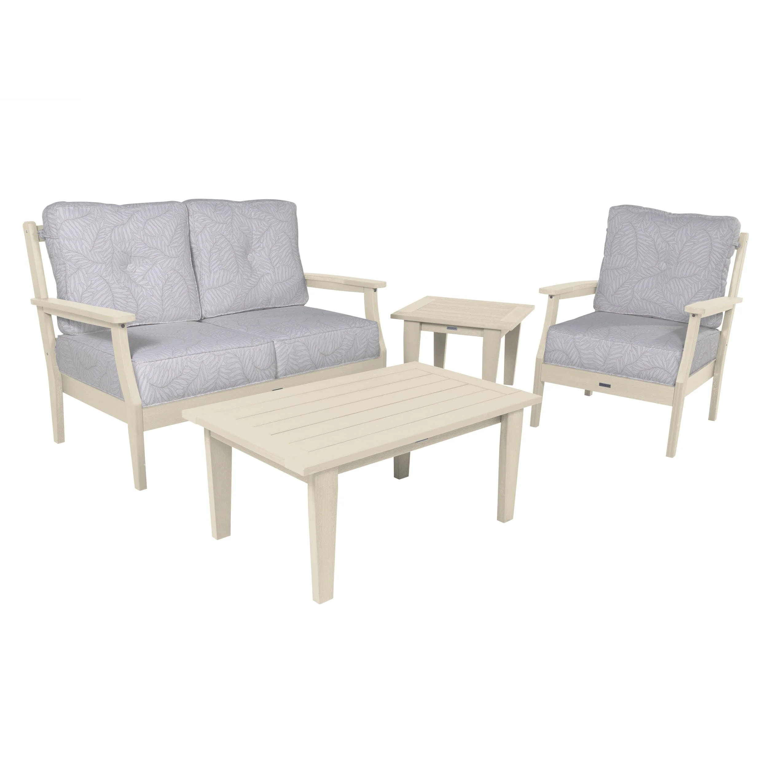 Lehigh Deep Seating 4 Piece Loveseat and Chair Set - Image 3