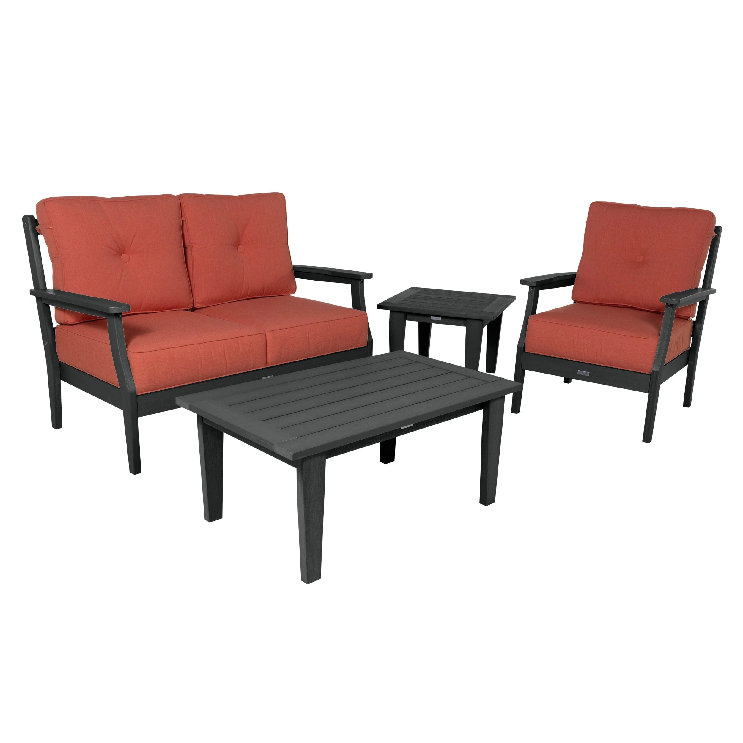 Lehigh Deep Seating 4 Piece Loveseat and Chair Set - Image 31