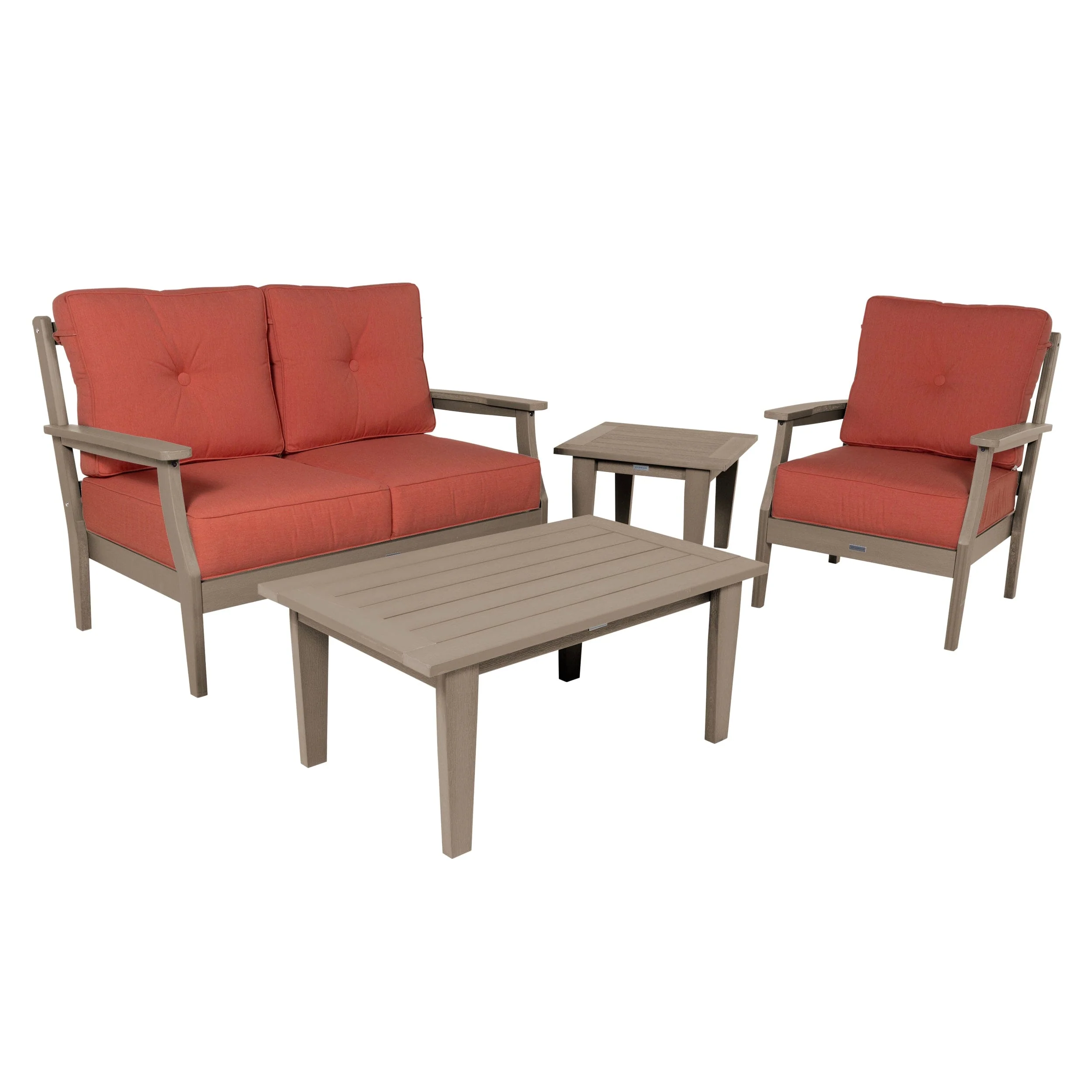 Lehigh Deep Seating 4 Piece Loveseat and Chair Set - Image 33