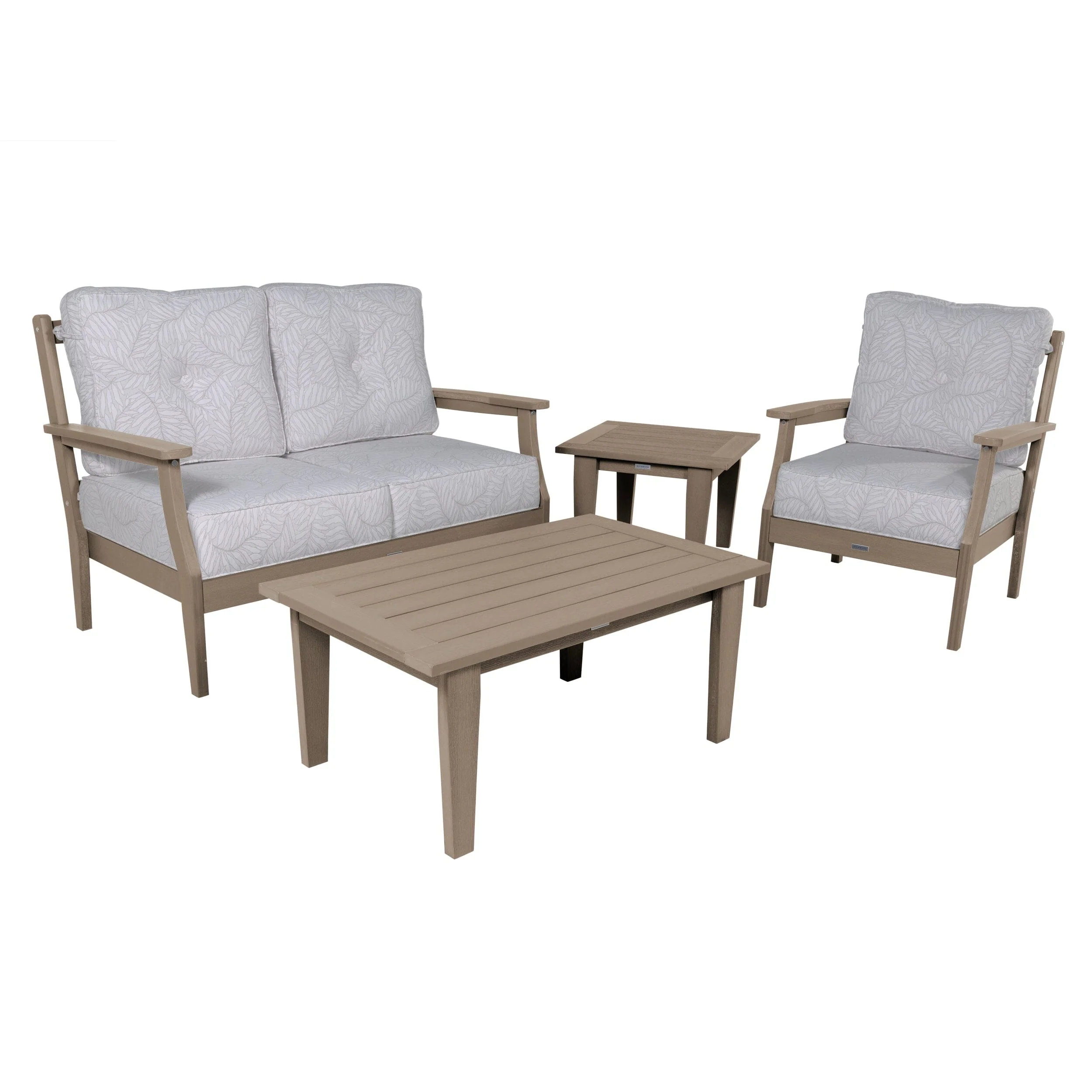 Lehigh Deep Seating 4 Piece Loveseat and Chair Set - Image 5