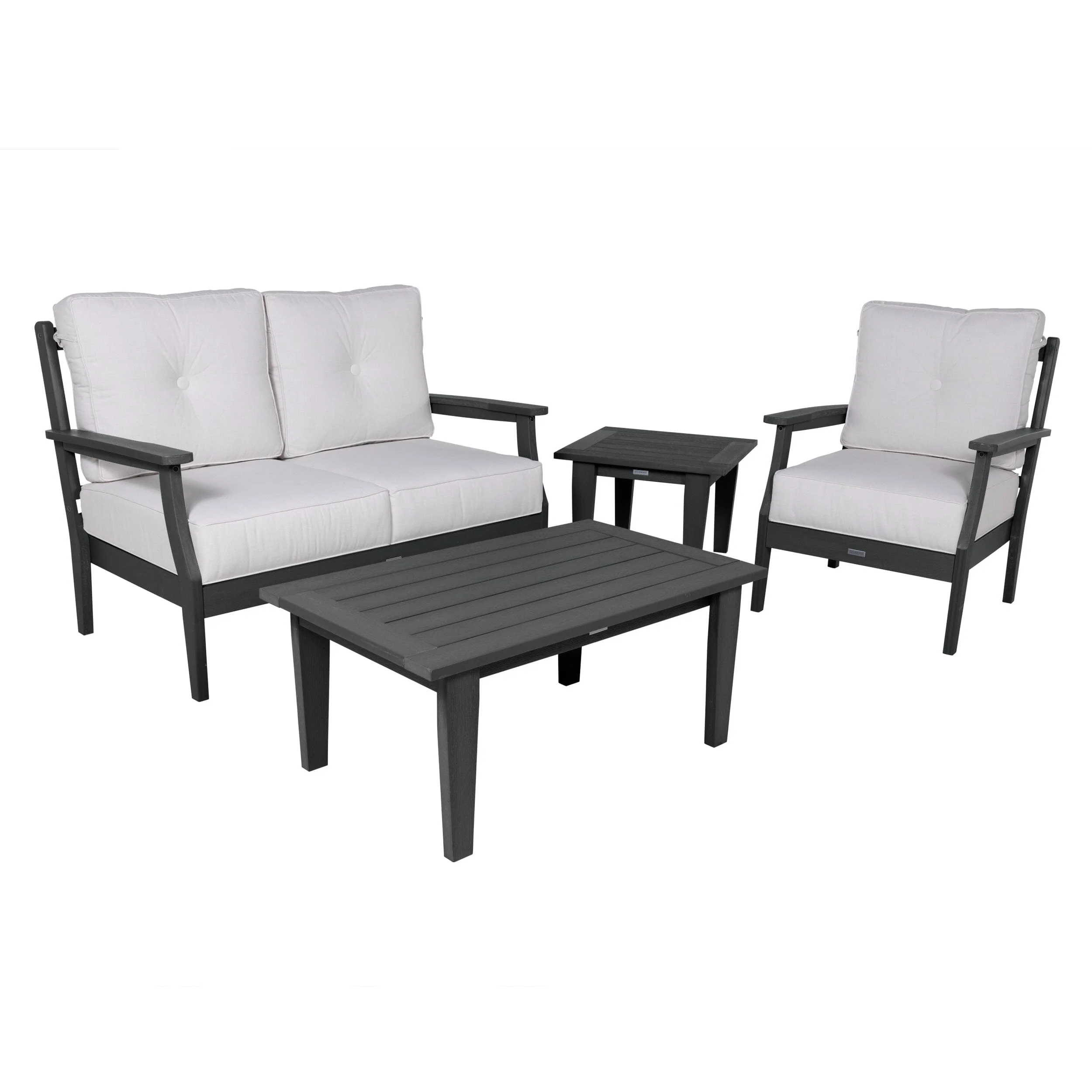 Lehigh Deep Seating 4 Piece Loveseat and Chair Set - Image 9