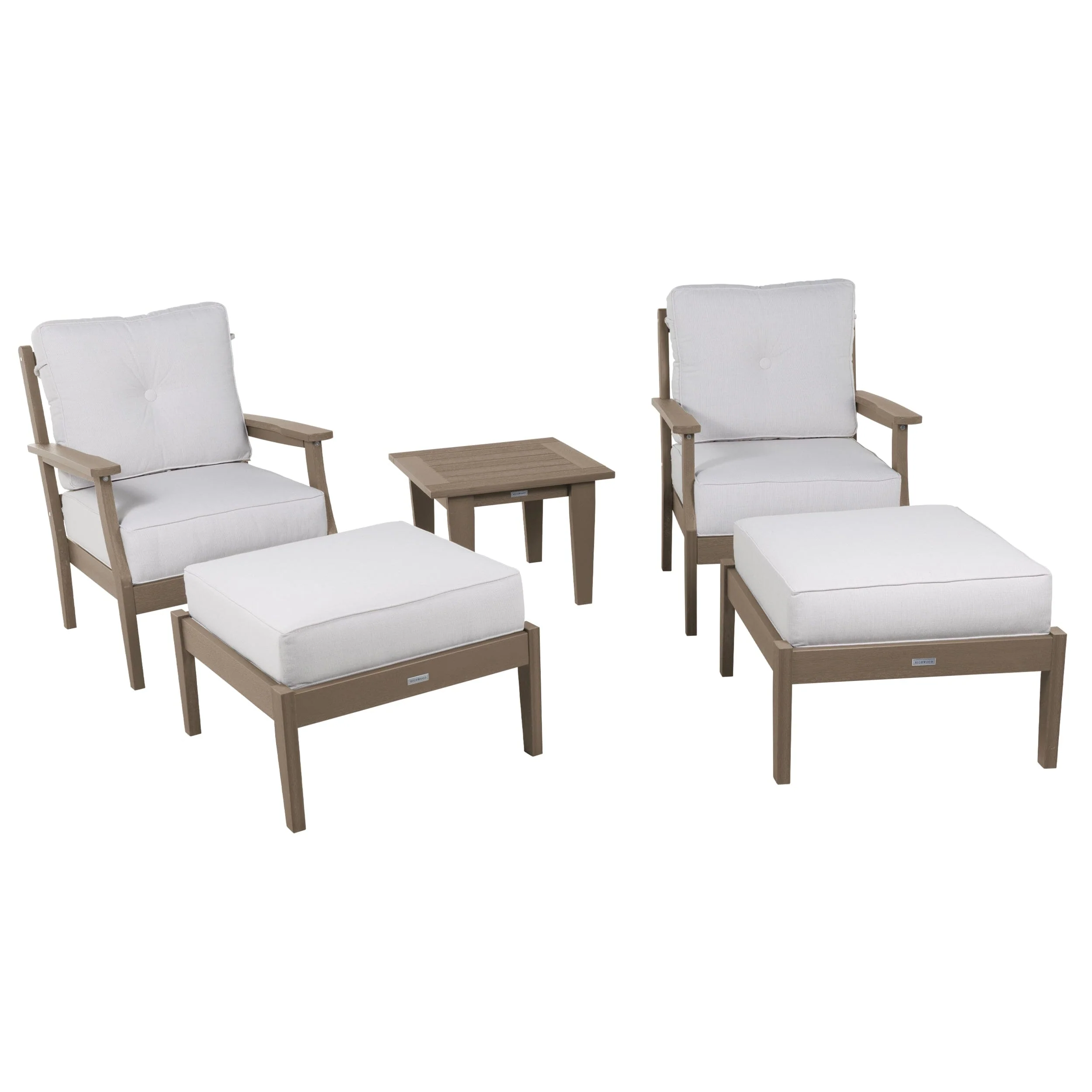 Lehigh Deep Seating 5 Piece Chairs and Ottoman Set - Image 11