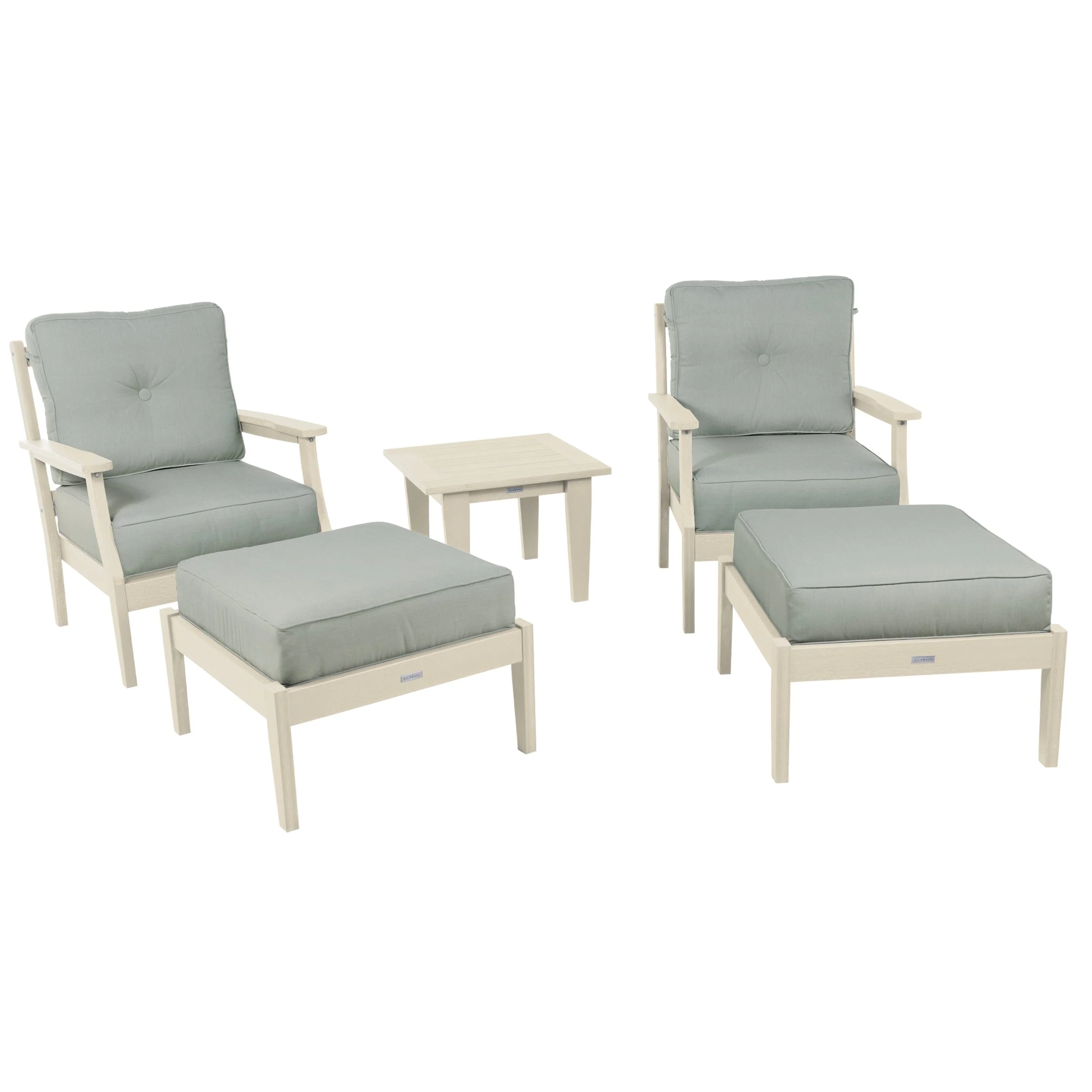 Lehigh Deep Seating 5 Piece Chairs and Ottoman Set - Image 21