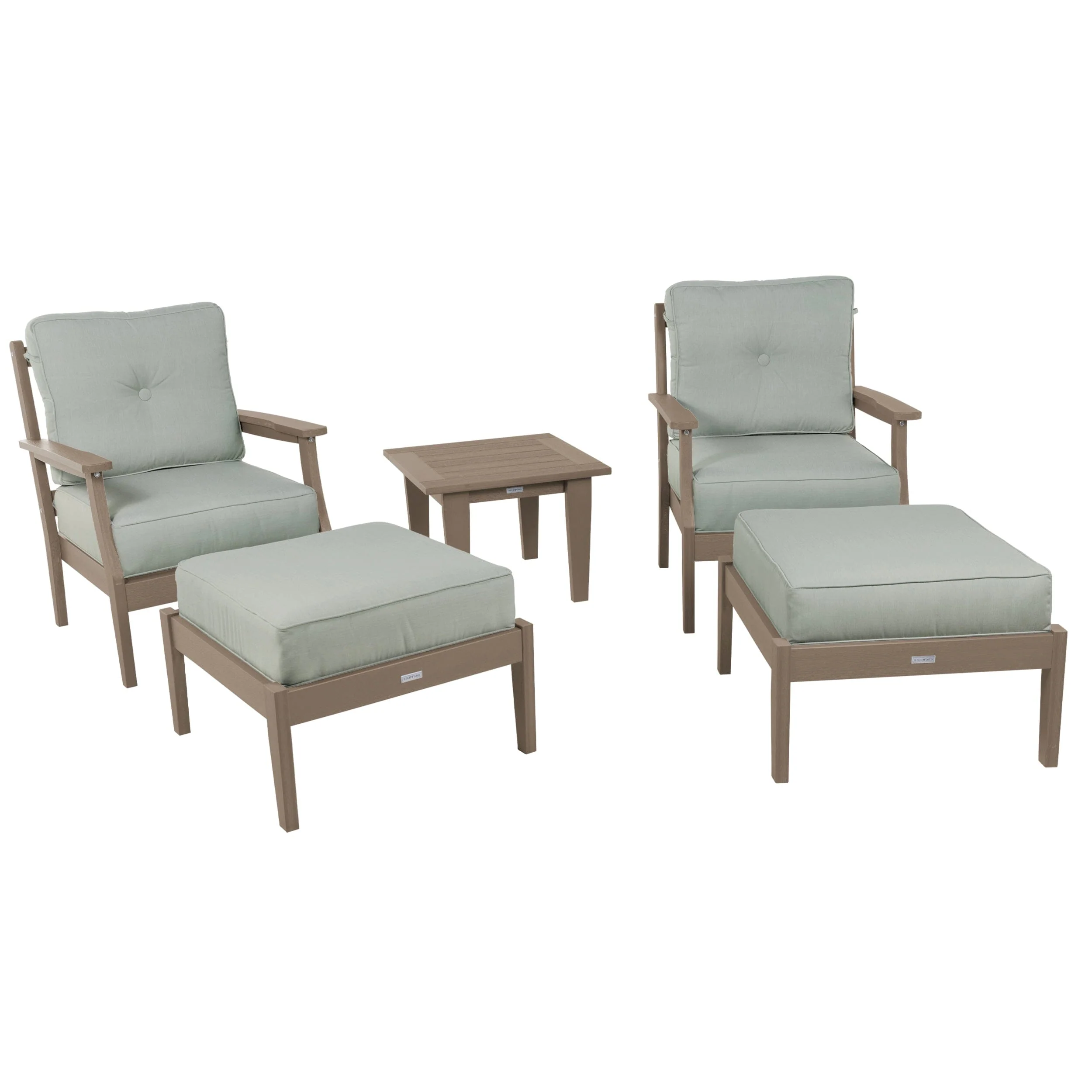 Lehigh Deep Seating 5 Piece Chairs and Ottoman Set - Image 23