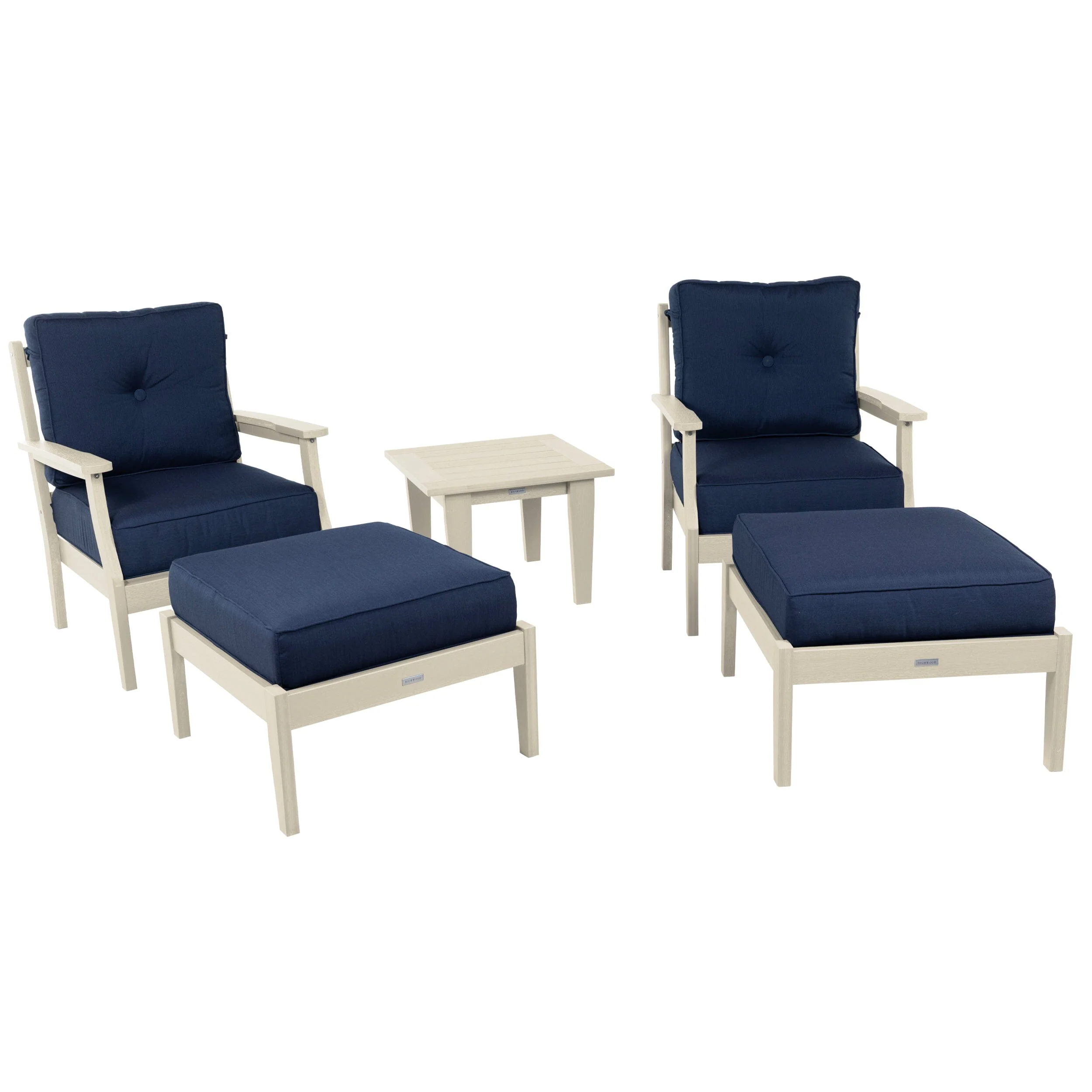 Lehigh Deep Seating 5 Piece Chairs and Ottoman Set - Image 25