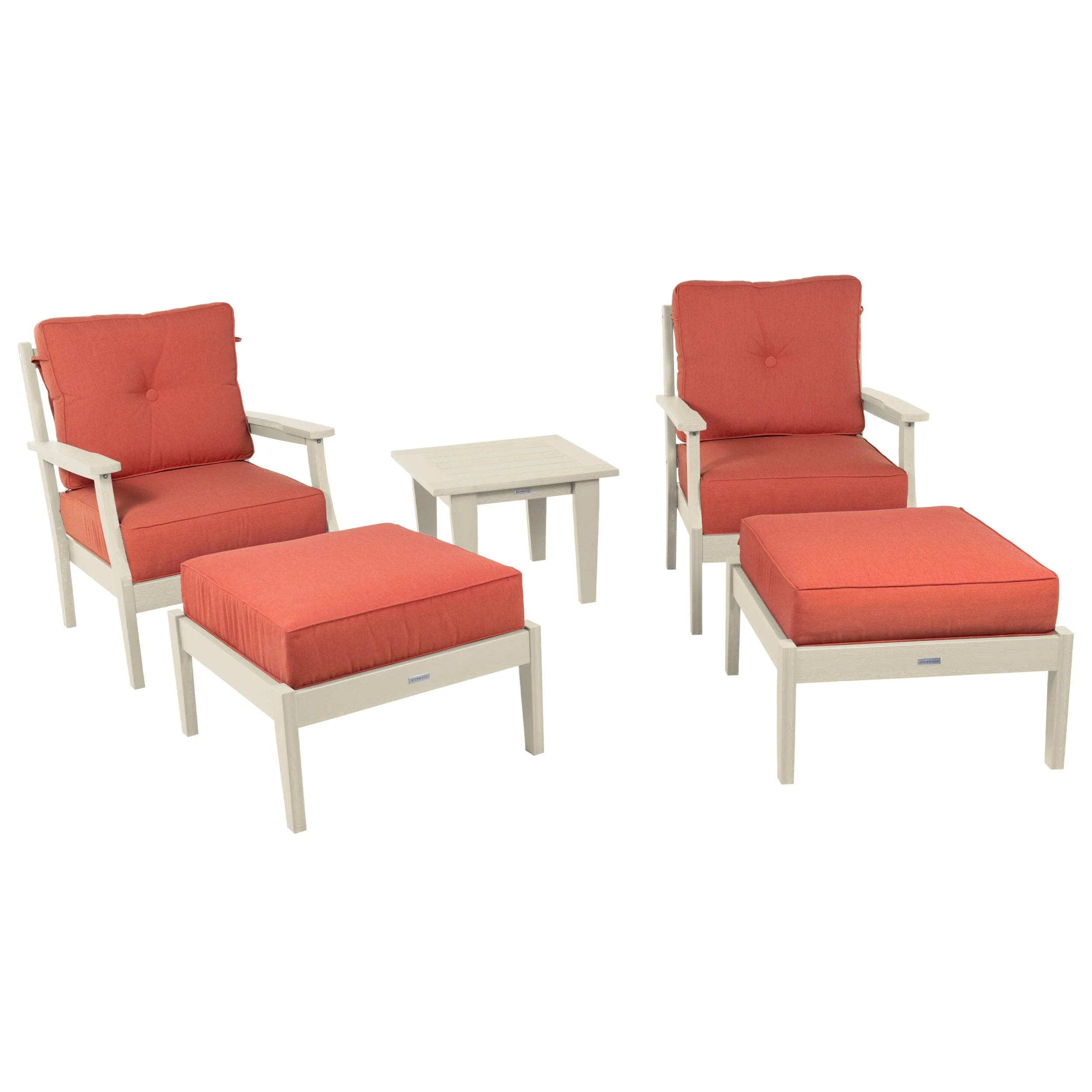 Lehigh Deep Seating 5 Piece Chairs and Ottoman Set - Image 29
