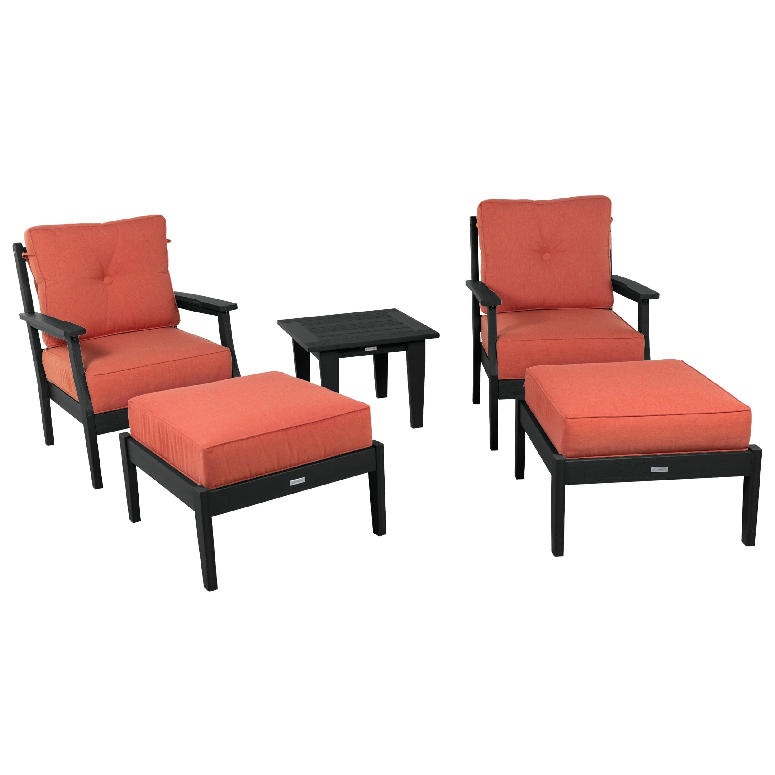 Lehigh Deep Seating 5 Piece Chairs and Ottoman Set - Image 31