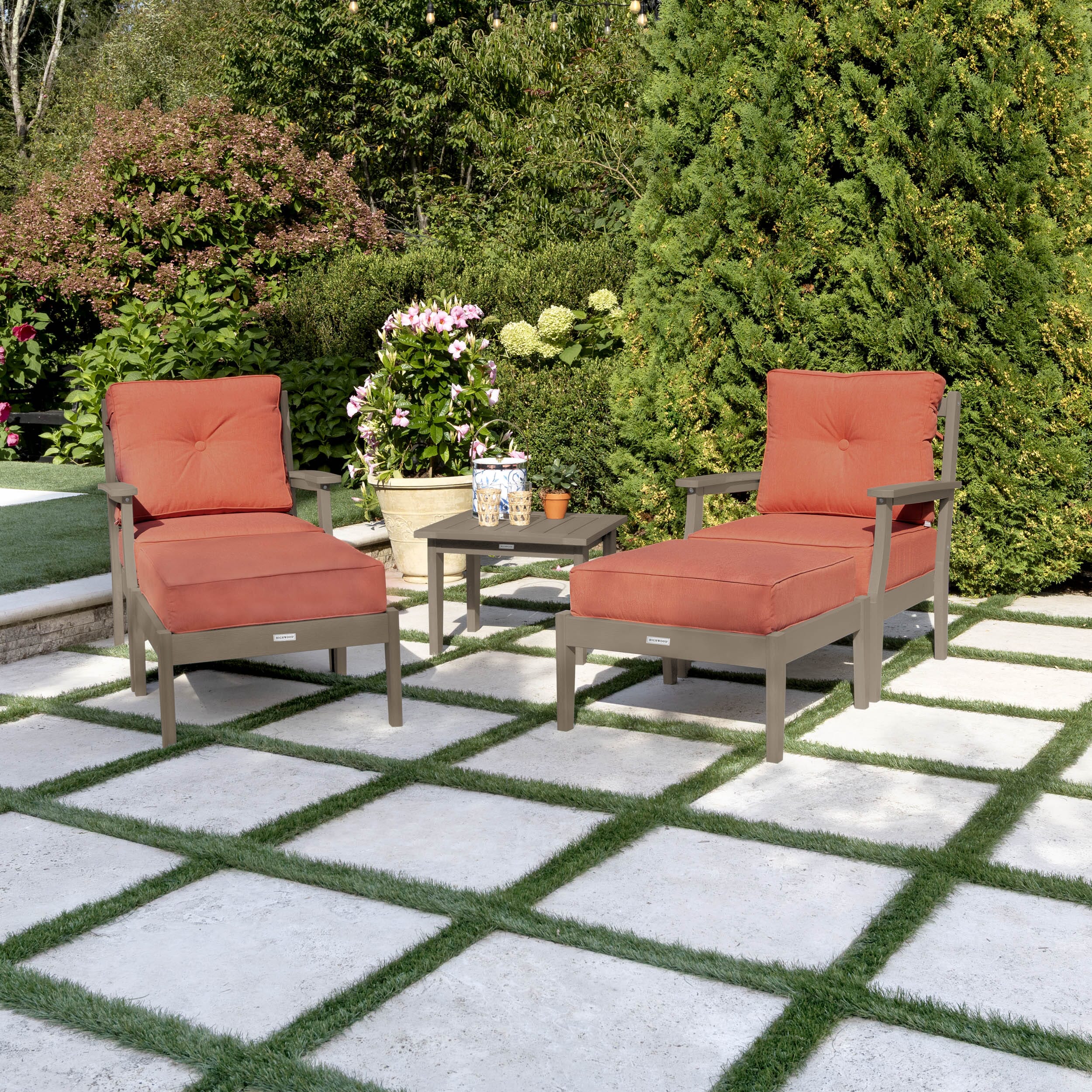 Lehigh Deep Seating 5 Piece Chairs and Ottoman Set - Image 33