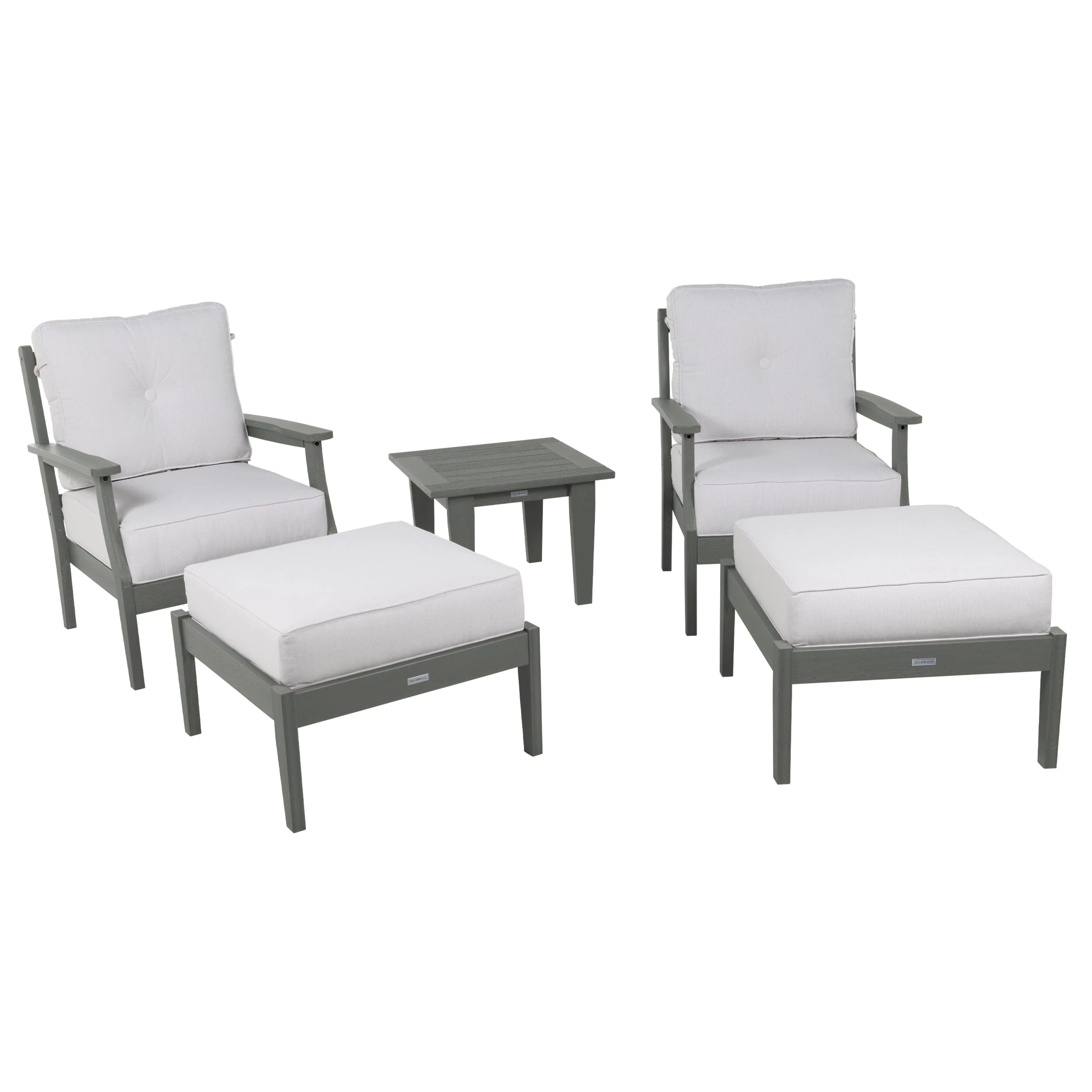 Lehigh Deep Seating 5 Piece Chairs and Ottoman Set - Image 7
