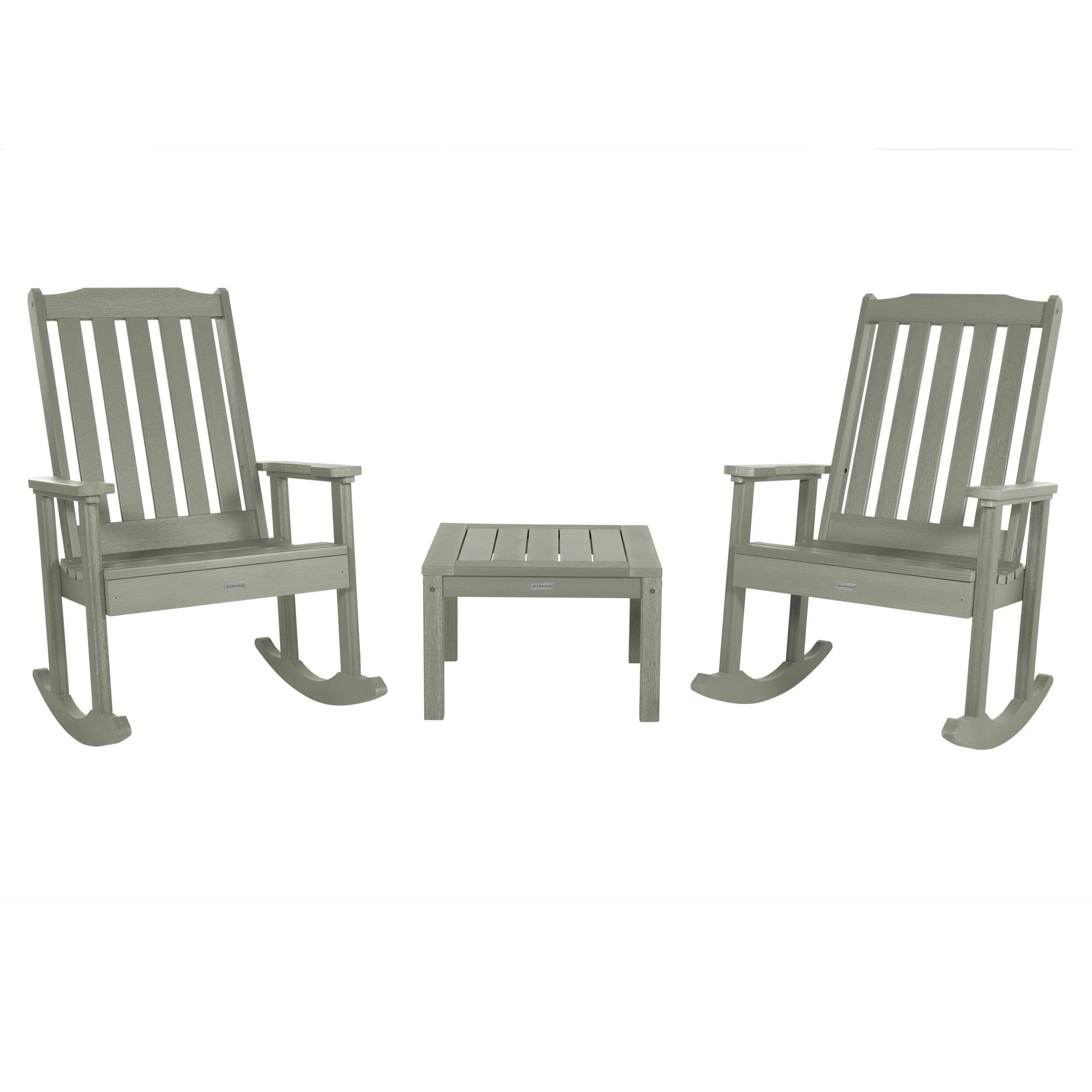 2 Lehigh Rocking Chairs with Adirondack Side Table - Image 25