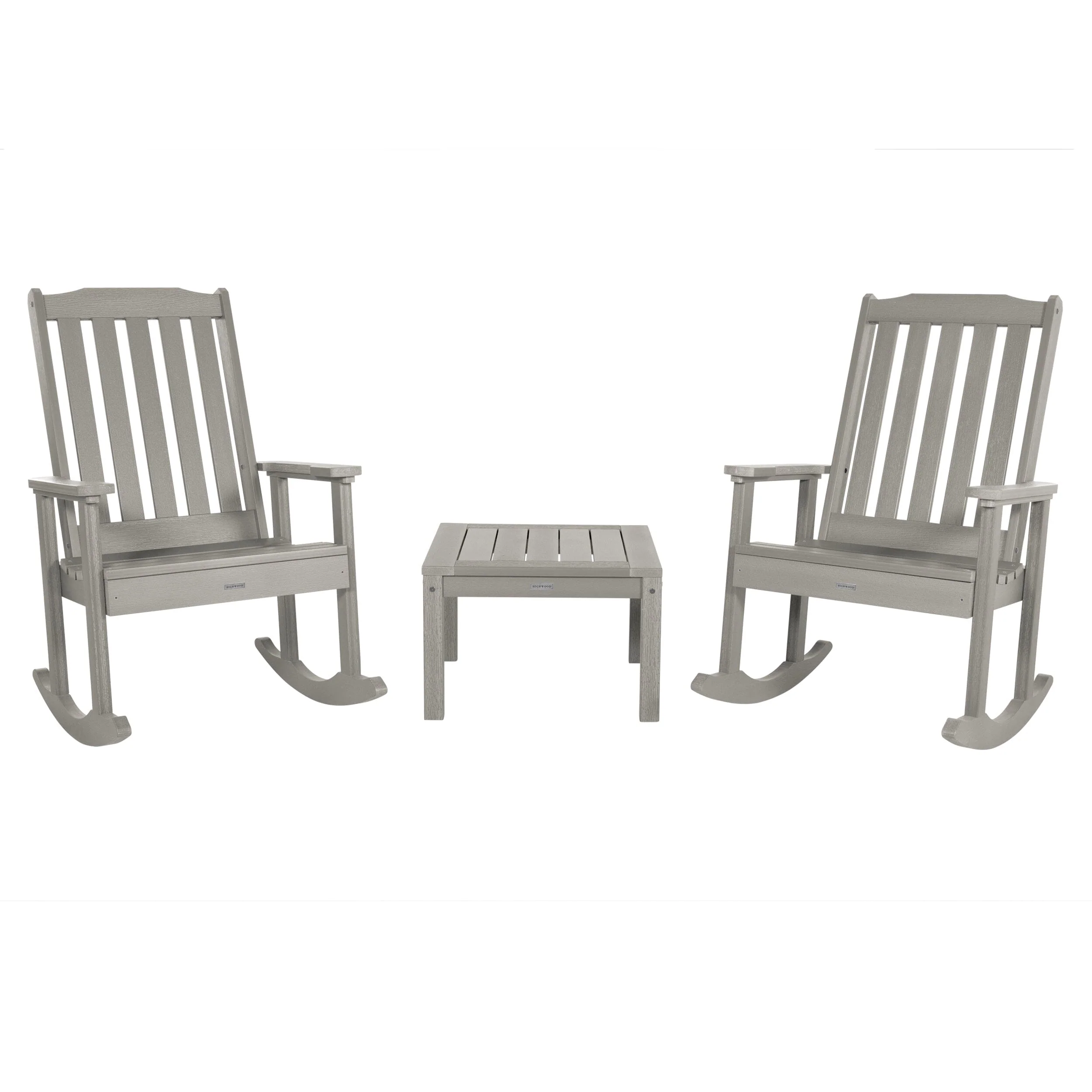 2 Lehigh Rocking Chairs with Adirondack Side Table - Image 28