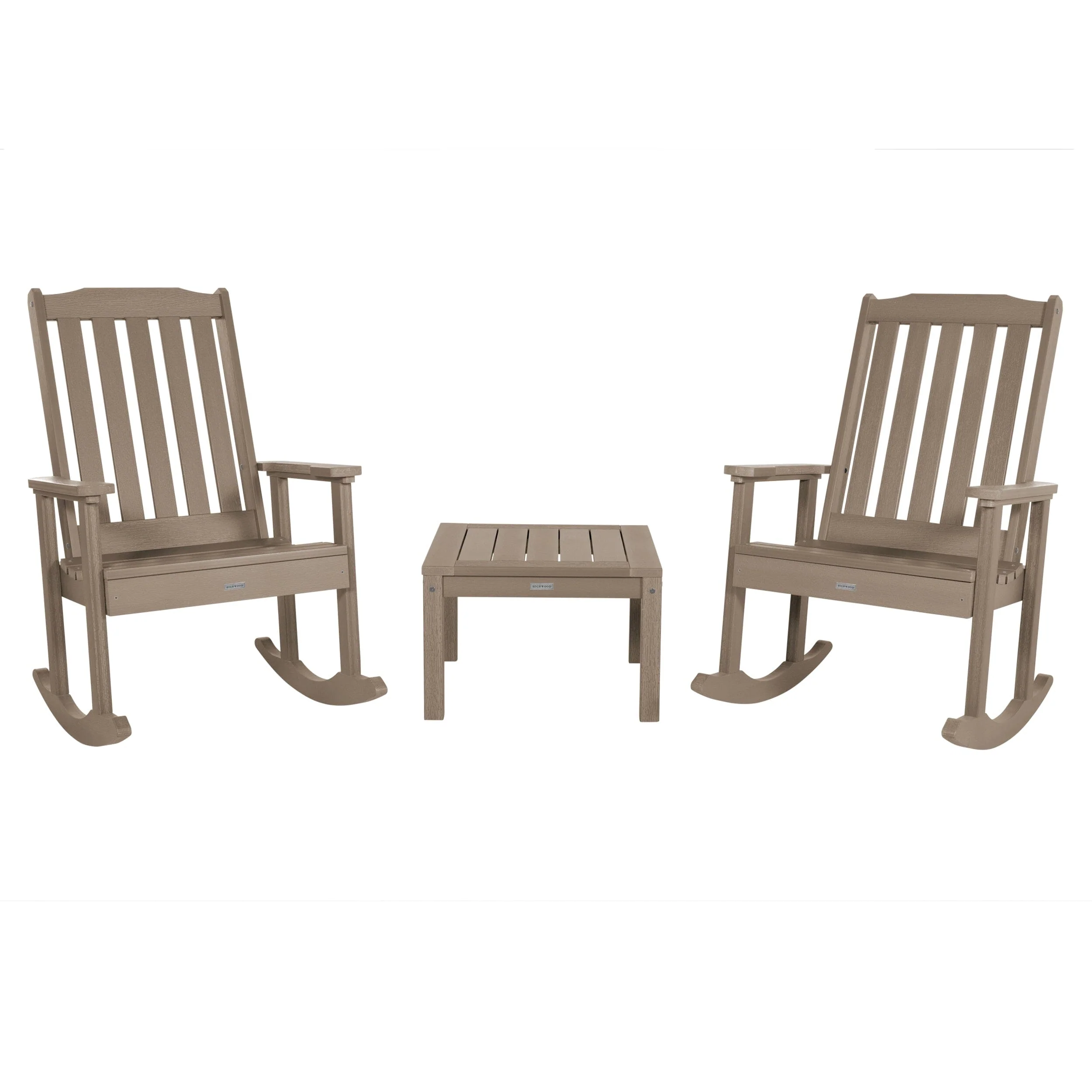 2 Lehigh Rocking Chairs with Adirondack Side Table - Image 31