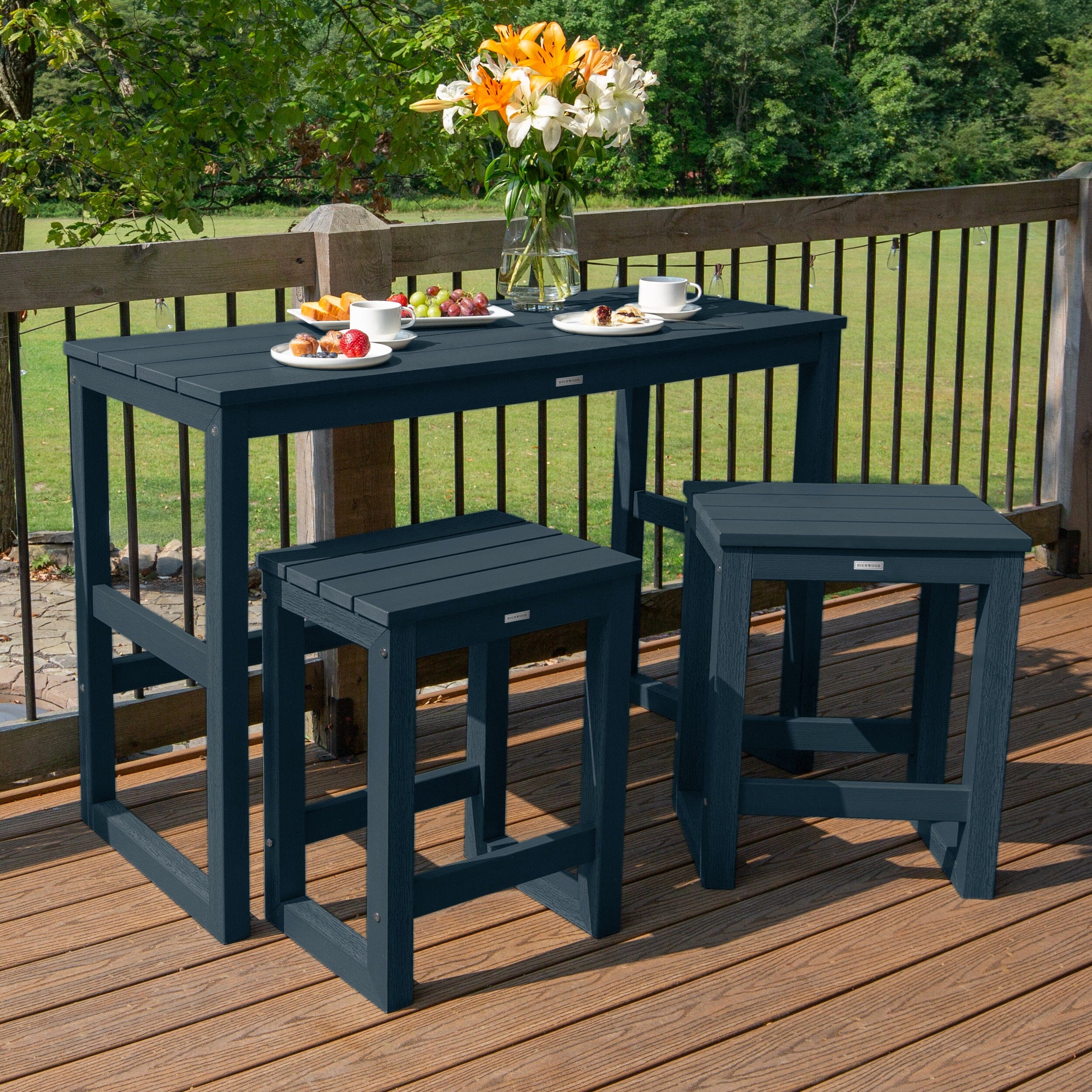 Monroe Modern Counter Height Balcony 3pc Set - Image 10
