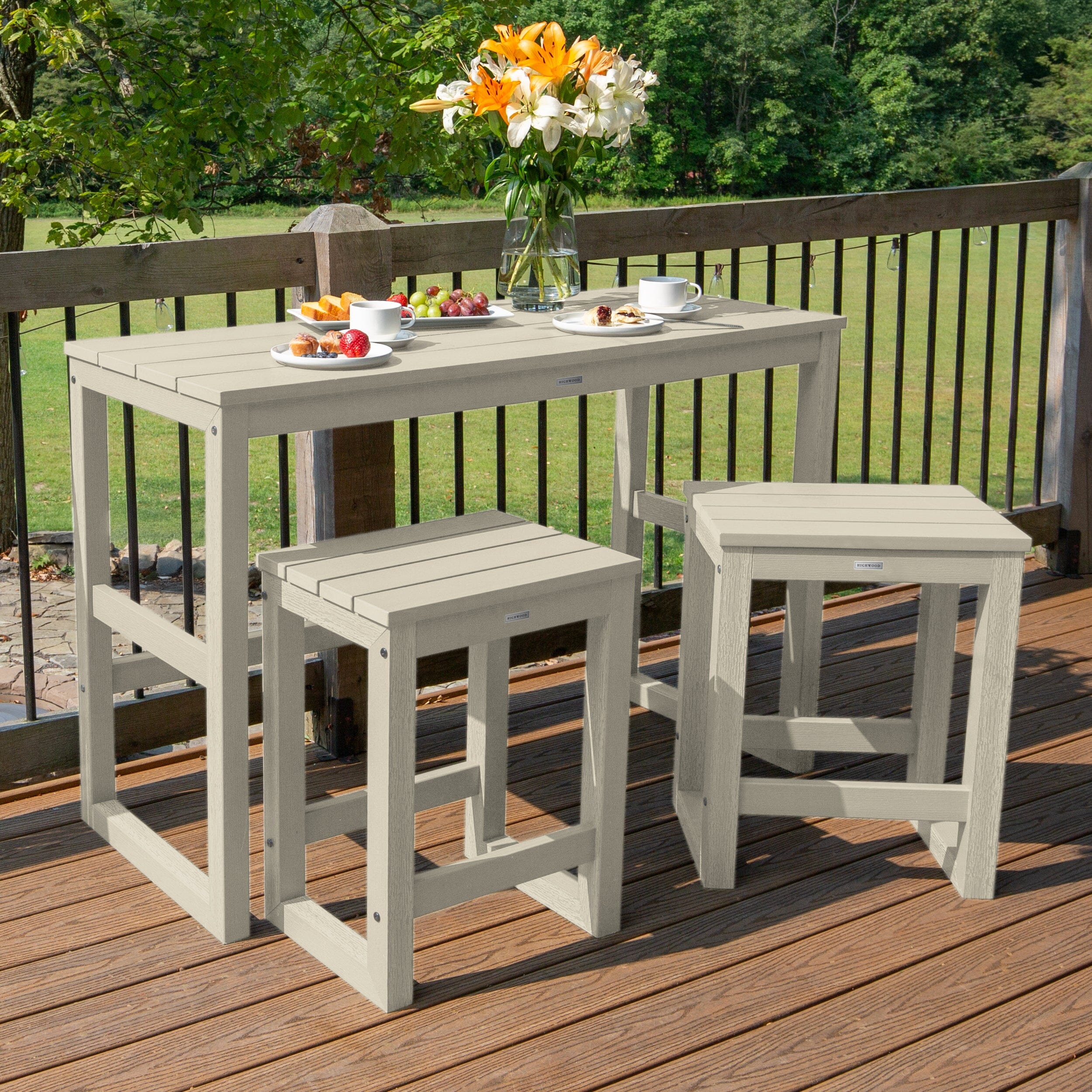 Monroe Modern Counter Height Balcony 3pc Set - Image 30