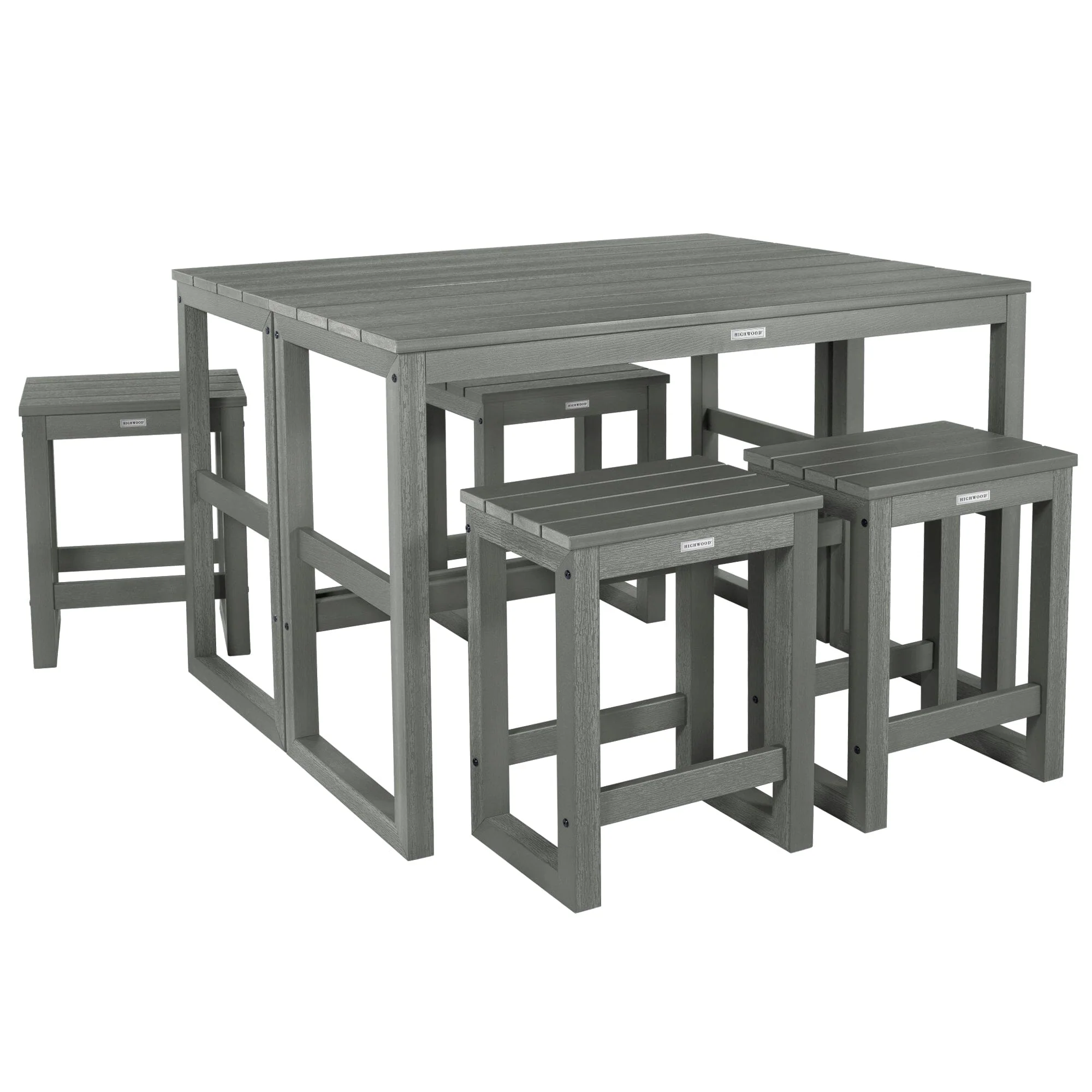 Monroe Modern Counter Height Balcony 6 Piece Set - Image 17