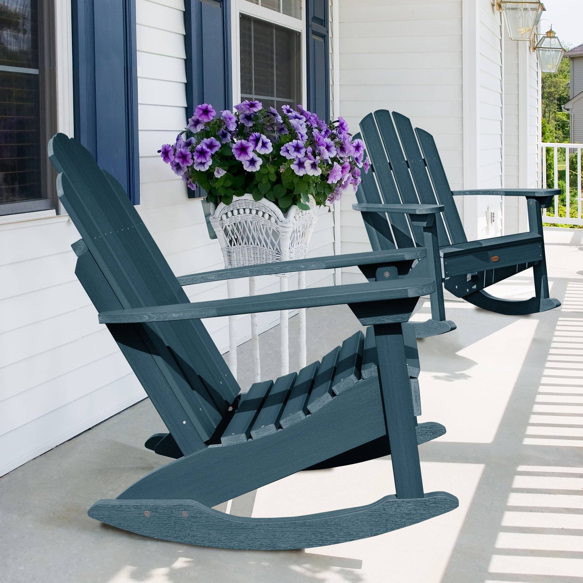 Refurbished Classic Westport Adirondack Rocking Chair - Image 10