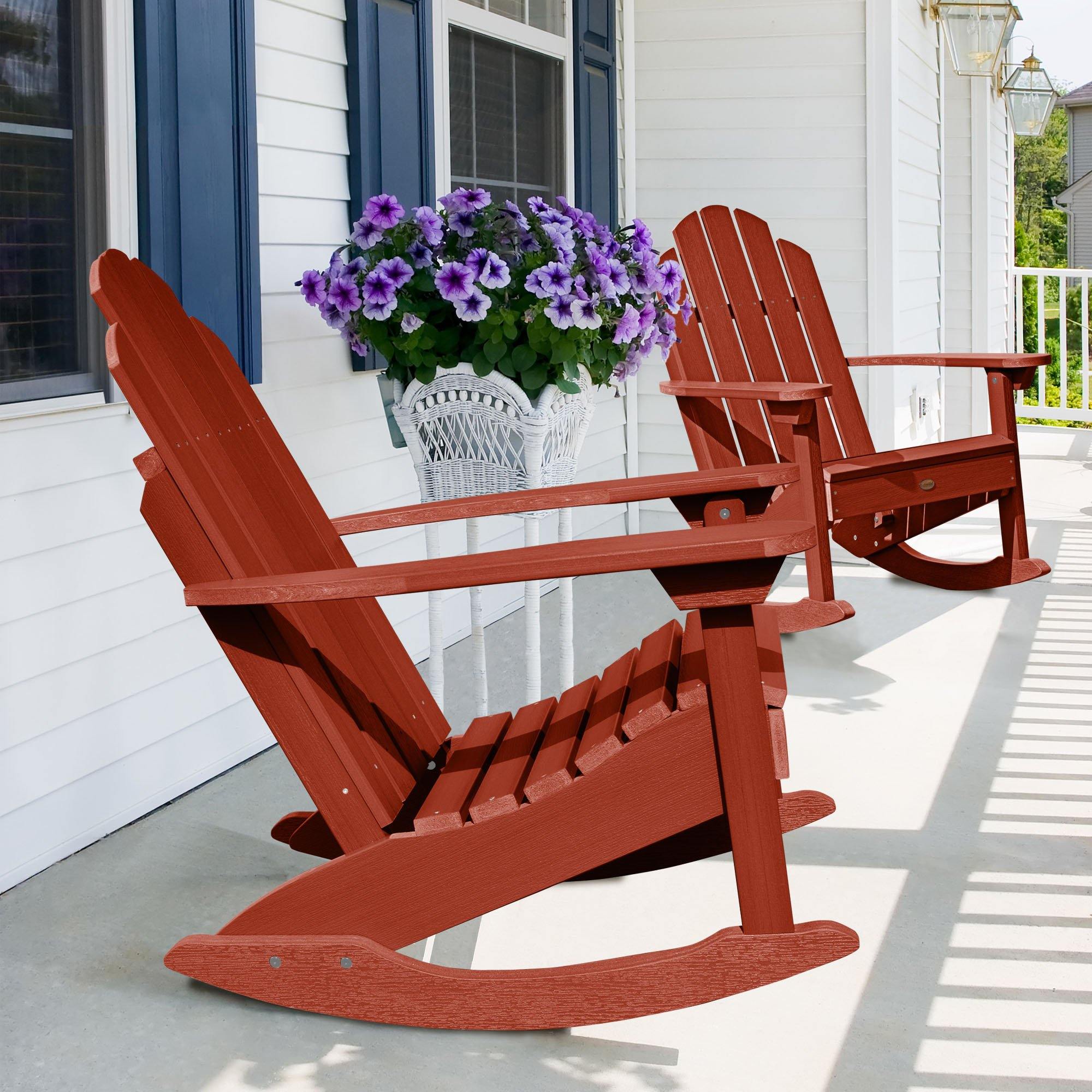Refurbished Classic Westport Adirondack Rocking Chair - Image 12