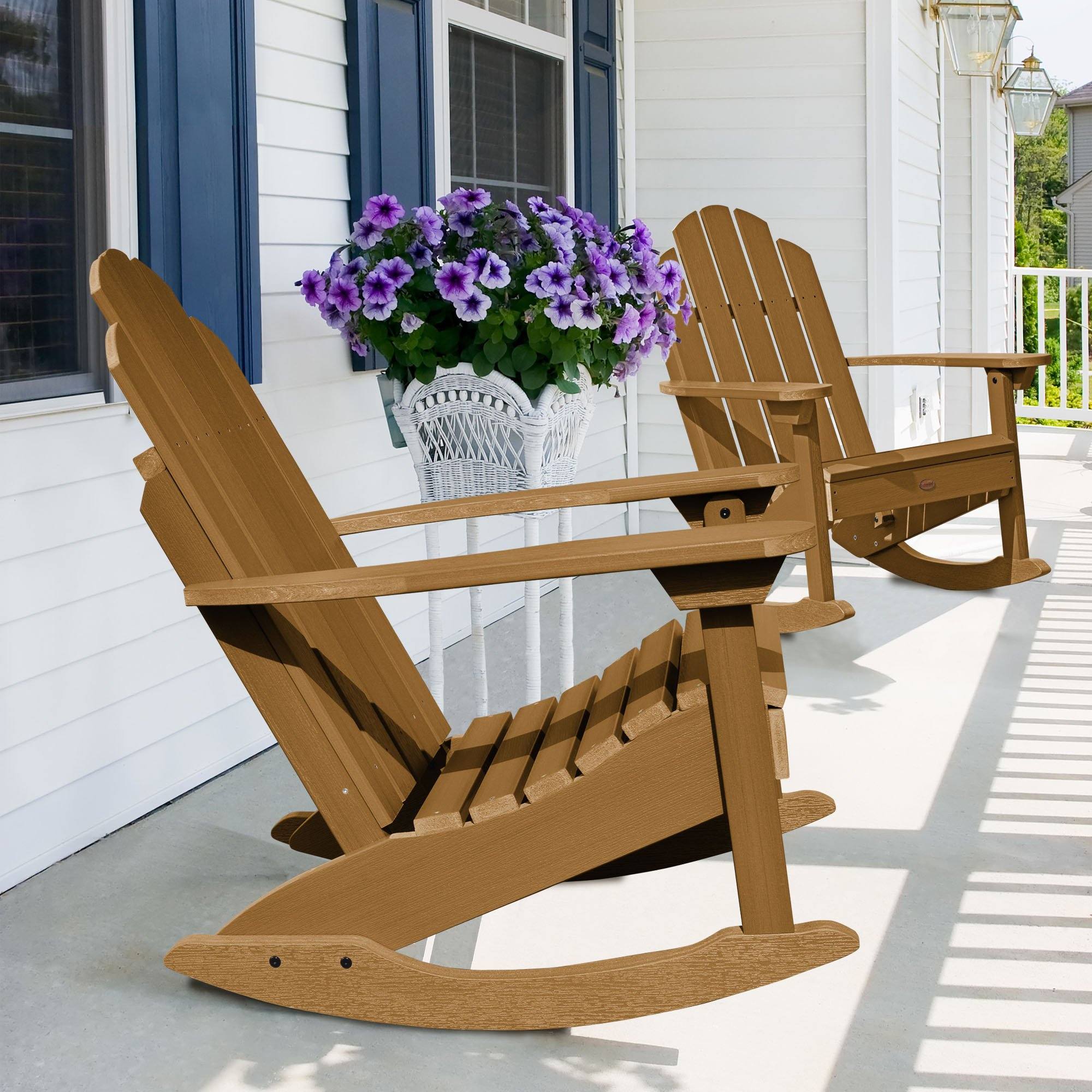 Refurbished Classic Westport Adirondack Rocking Chair - Image 14