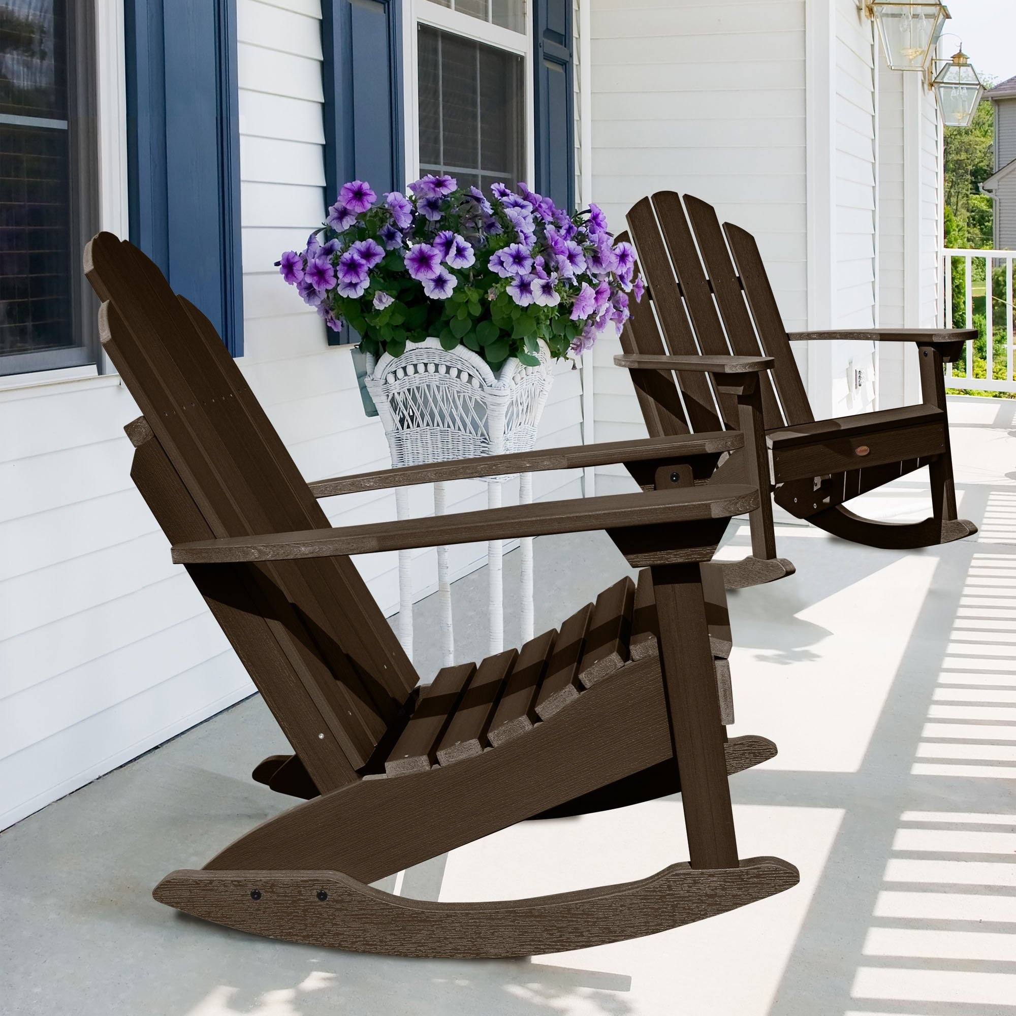 Refurbished Classic Westport Adirondack Rocking Chair - Image 4