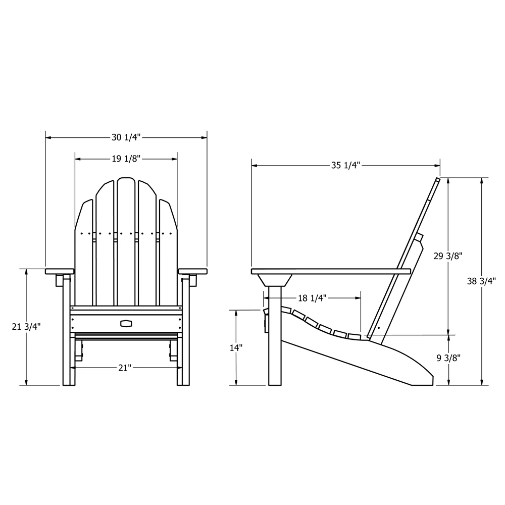 Refurbished Essential Adirondack Chair - Image 7