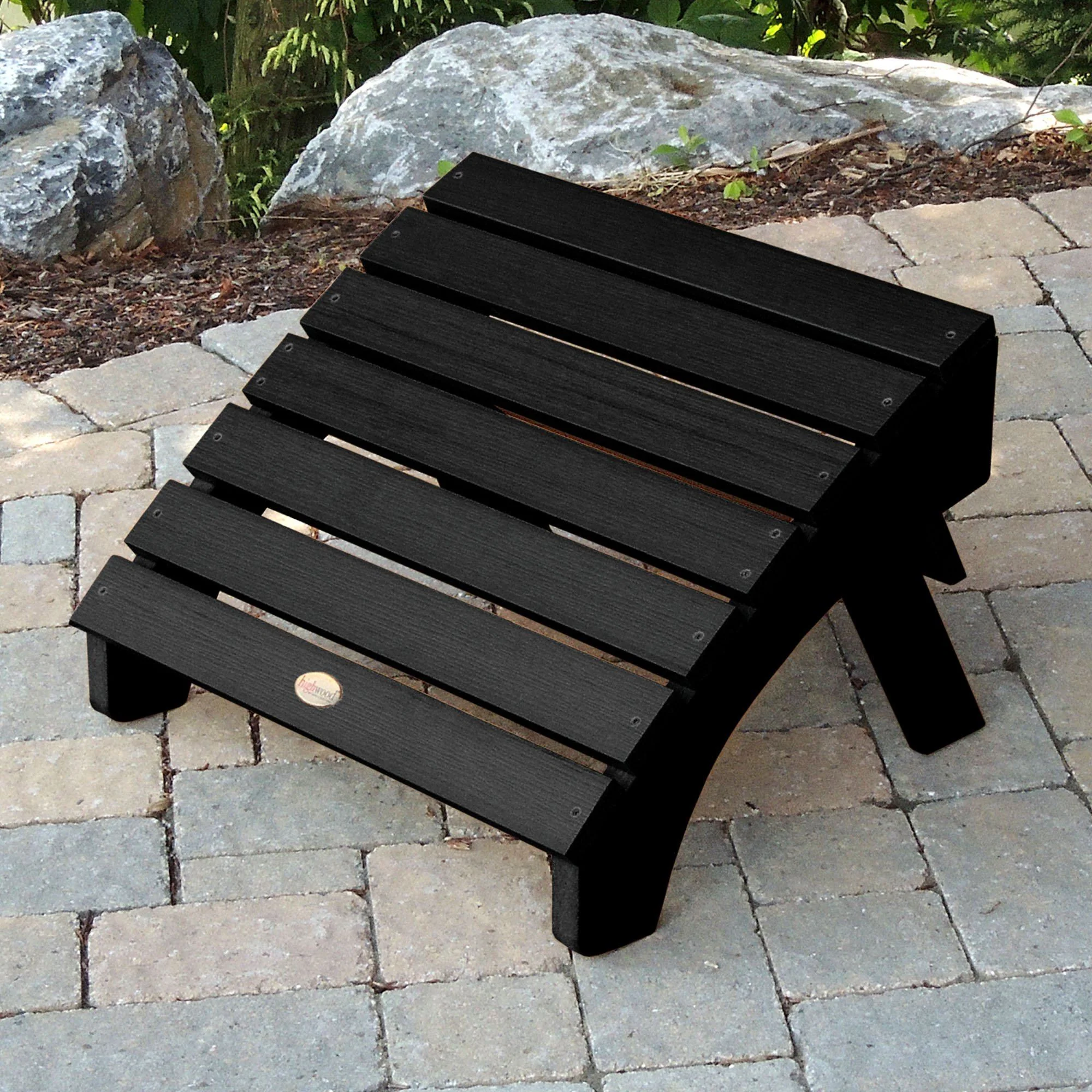 Refurbished Folding Adirondack Ottoman - Image 2