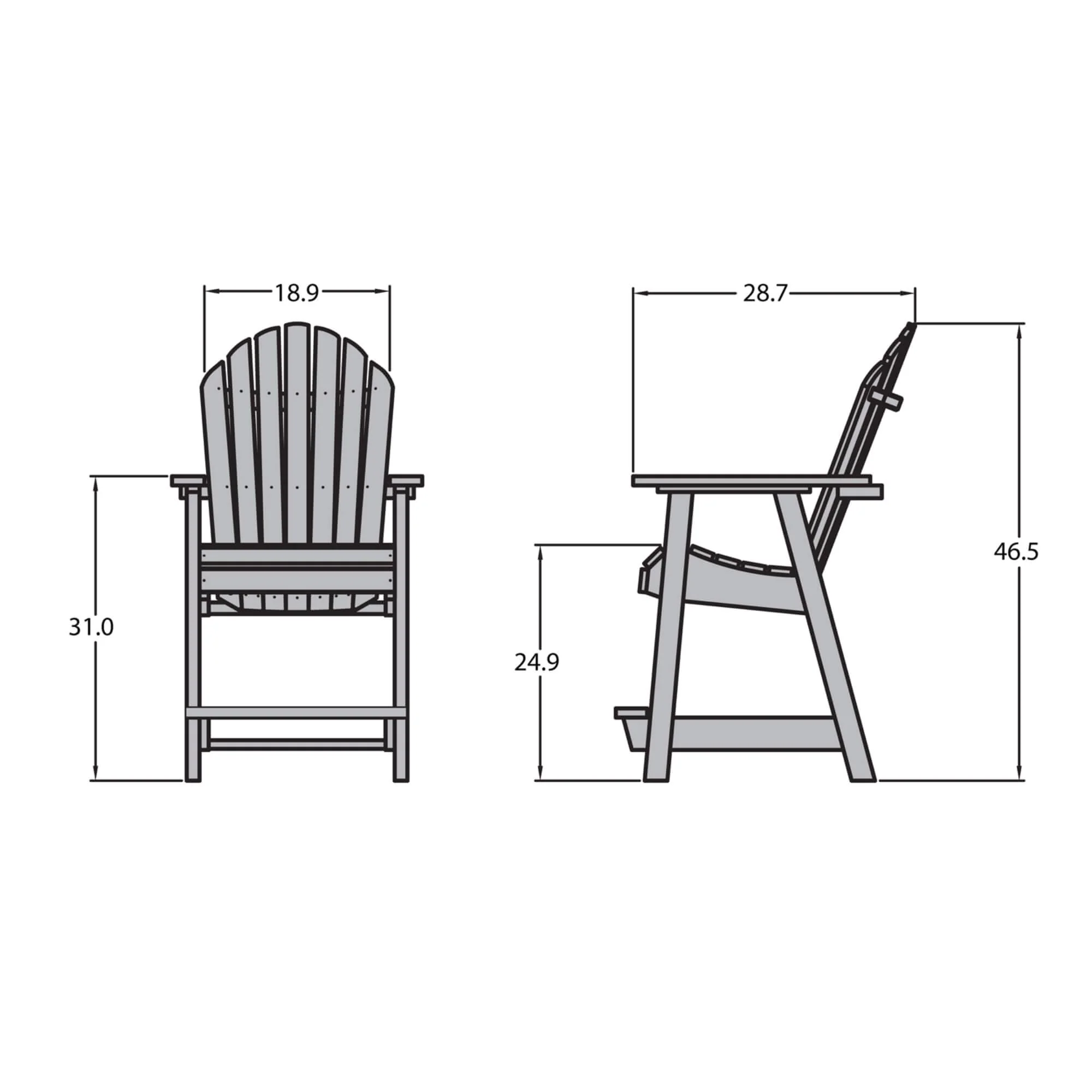 Refurbished Hamilton Counter Deck Chair - Image 6