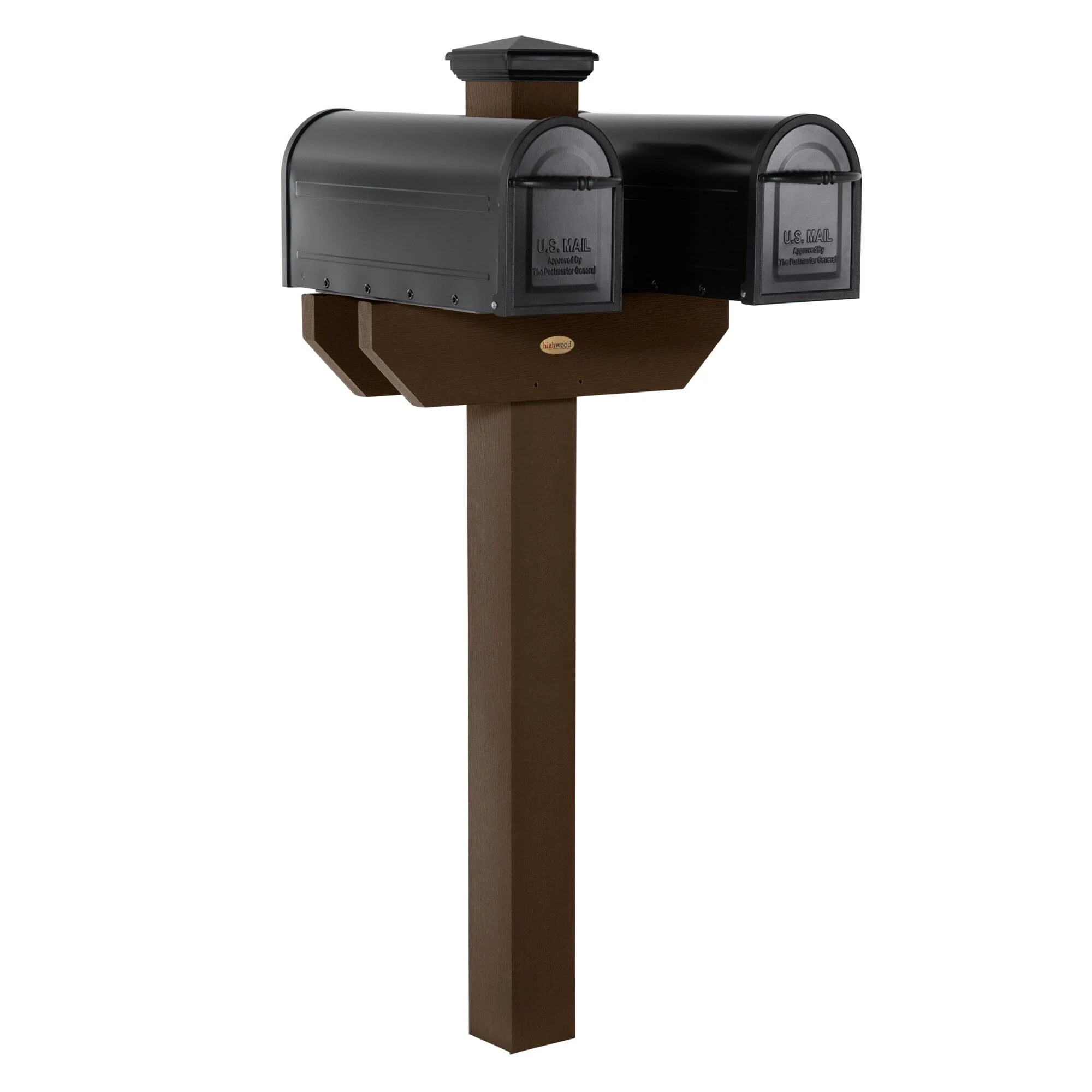 Refurbished Hazleton Side-by-side Mailbox Post