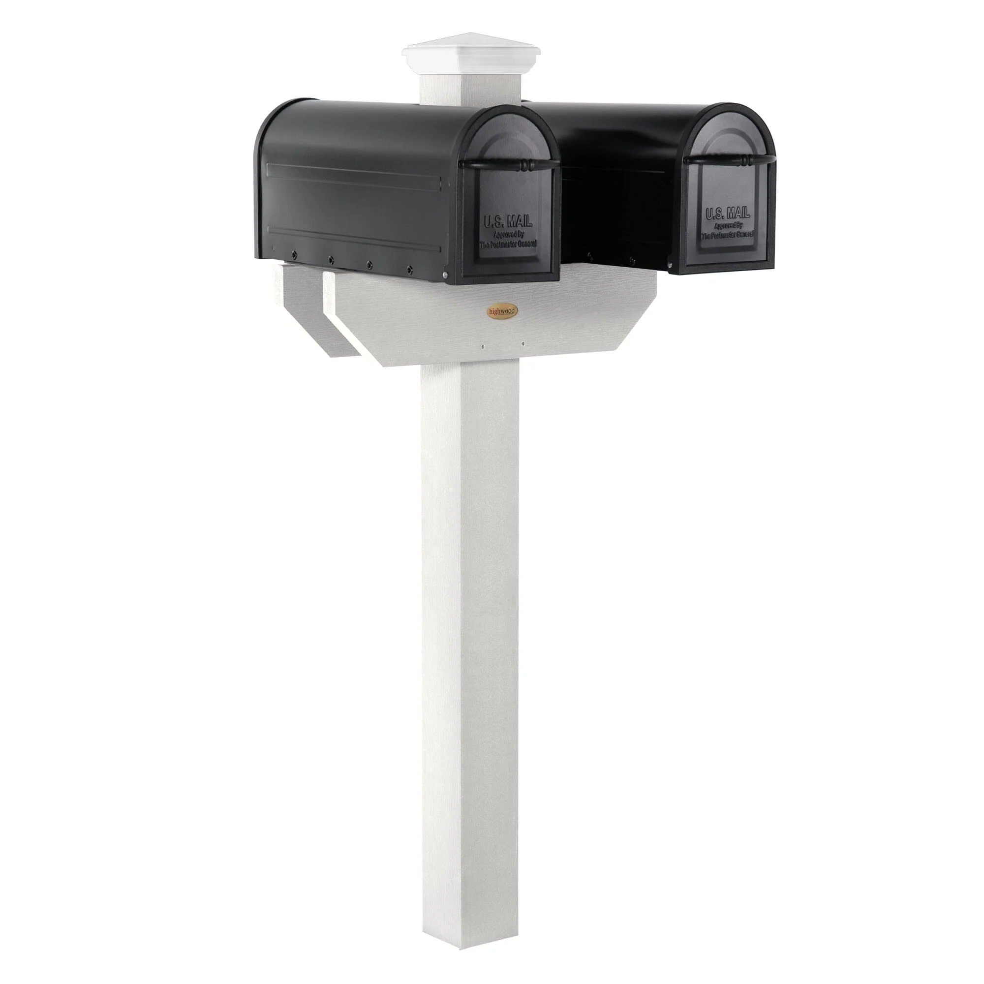 Refurbished Hazleton Side-by-side Mailbox Post - Image 10