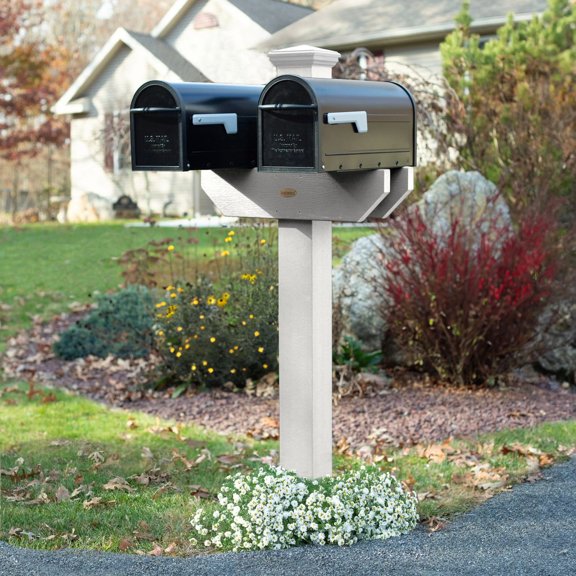 Refurbished Hazleton Side-by-side Mailbox Post - Image 11