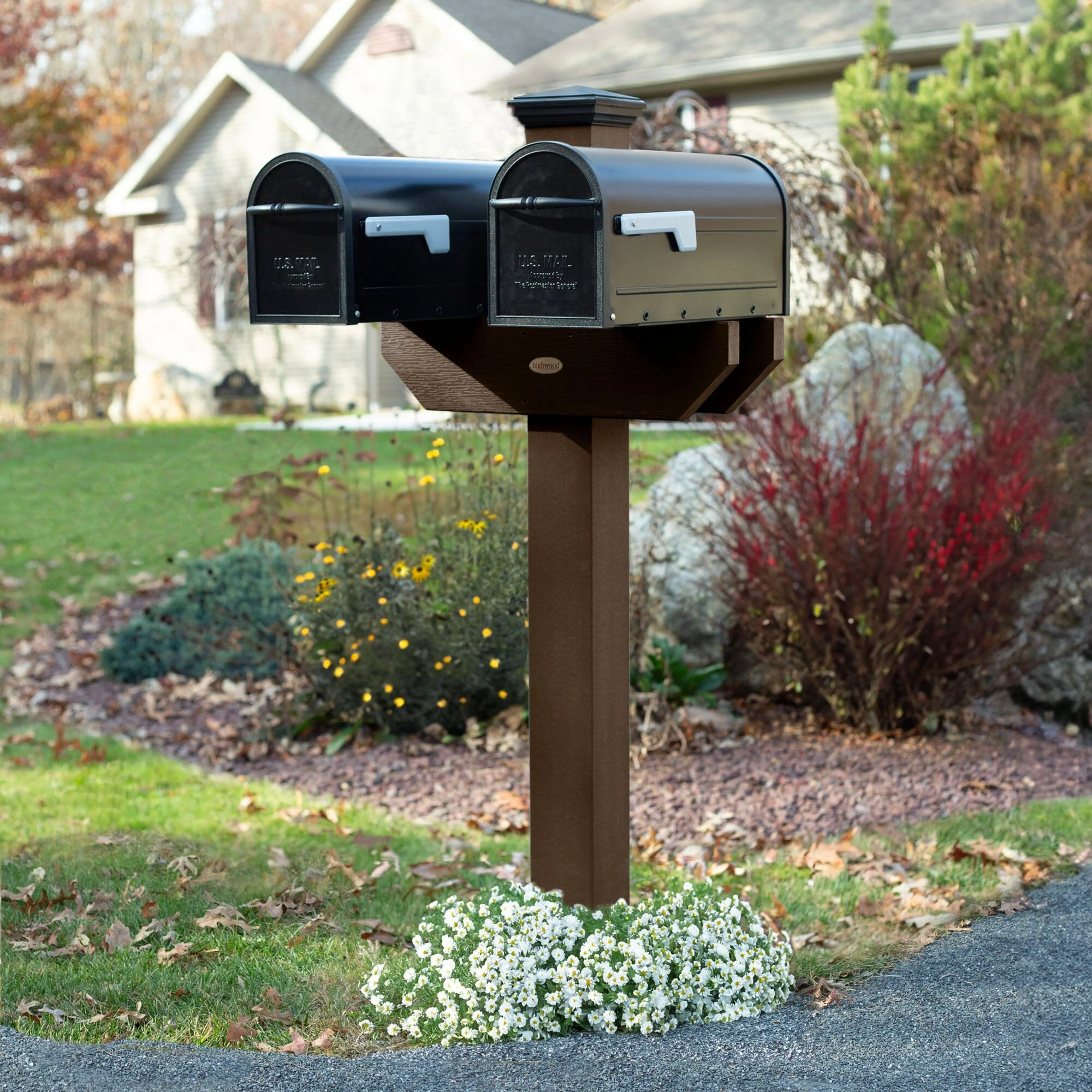 Refurbished Hazleton Side-by-side Mailbox Post - Image 2