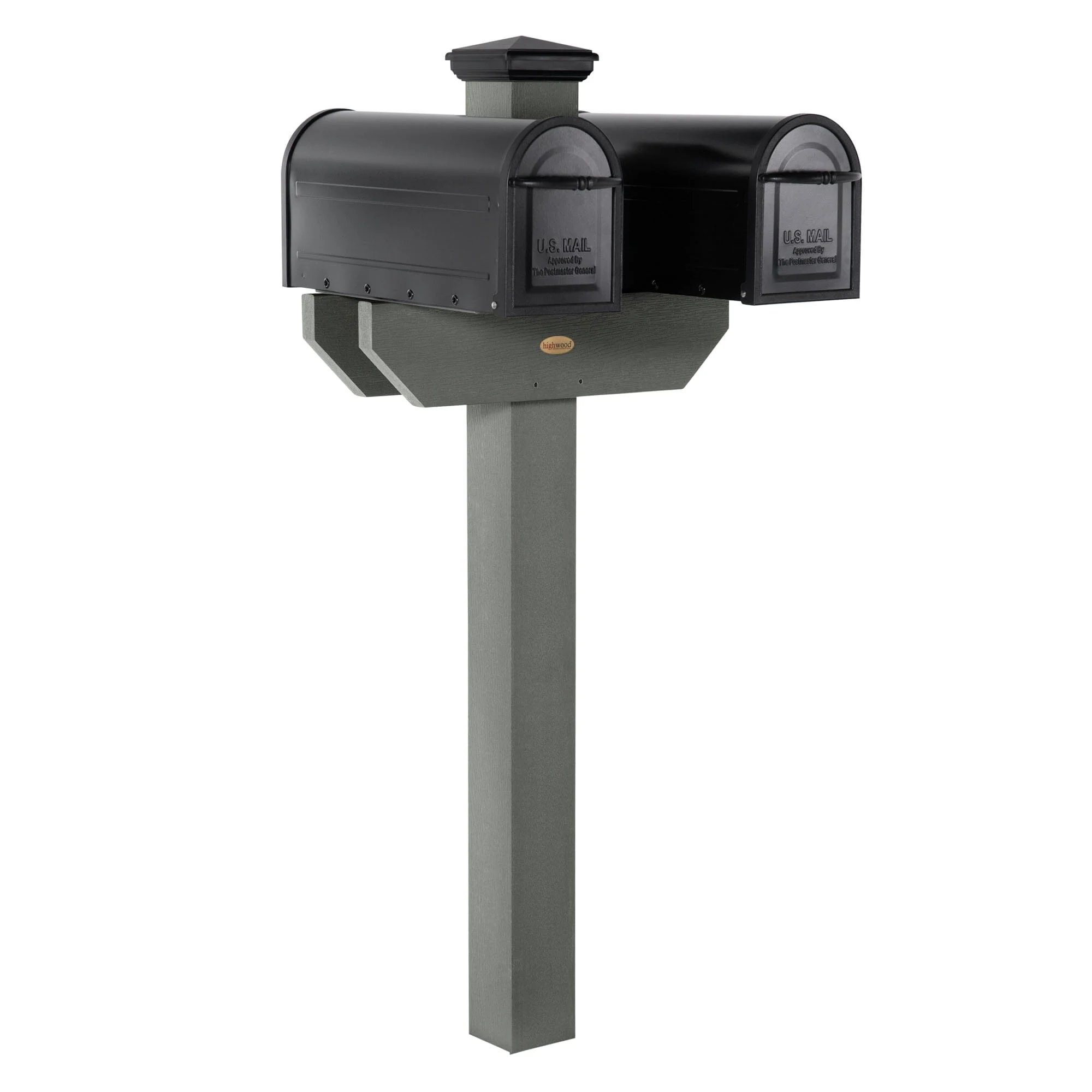 Refurbished Hazleton Side-by-side Mailbox Post - Image 7