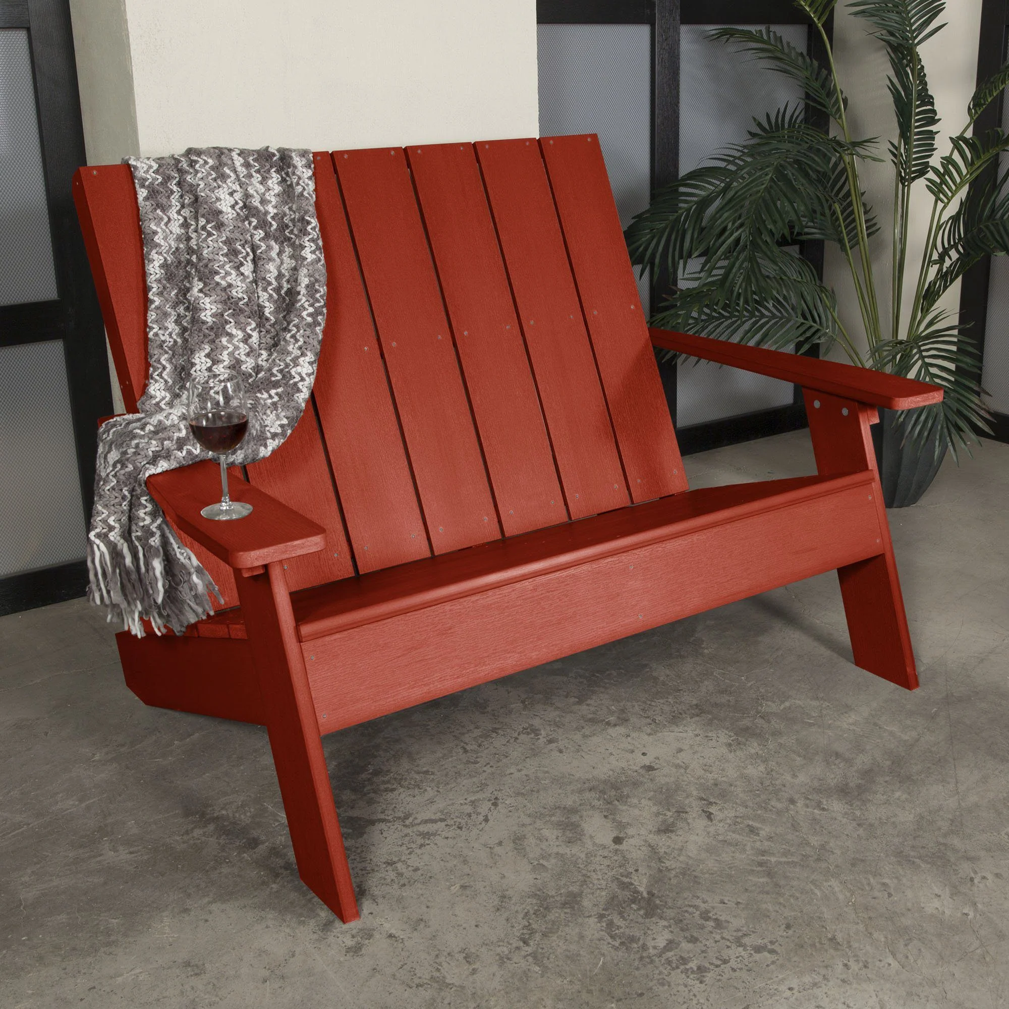 Refurbished Italica Modern Double Wide Adirondack Chair - Image 12
