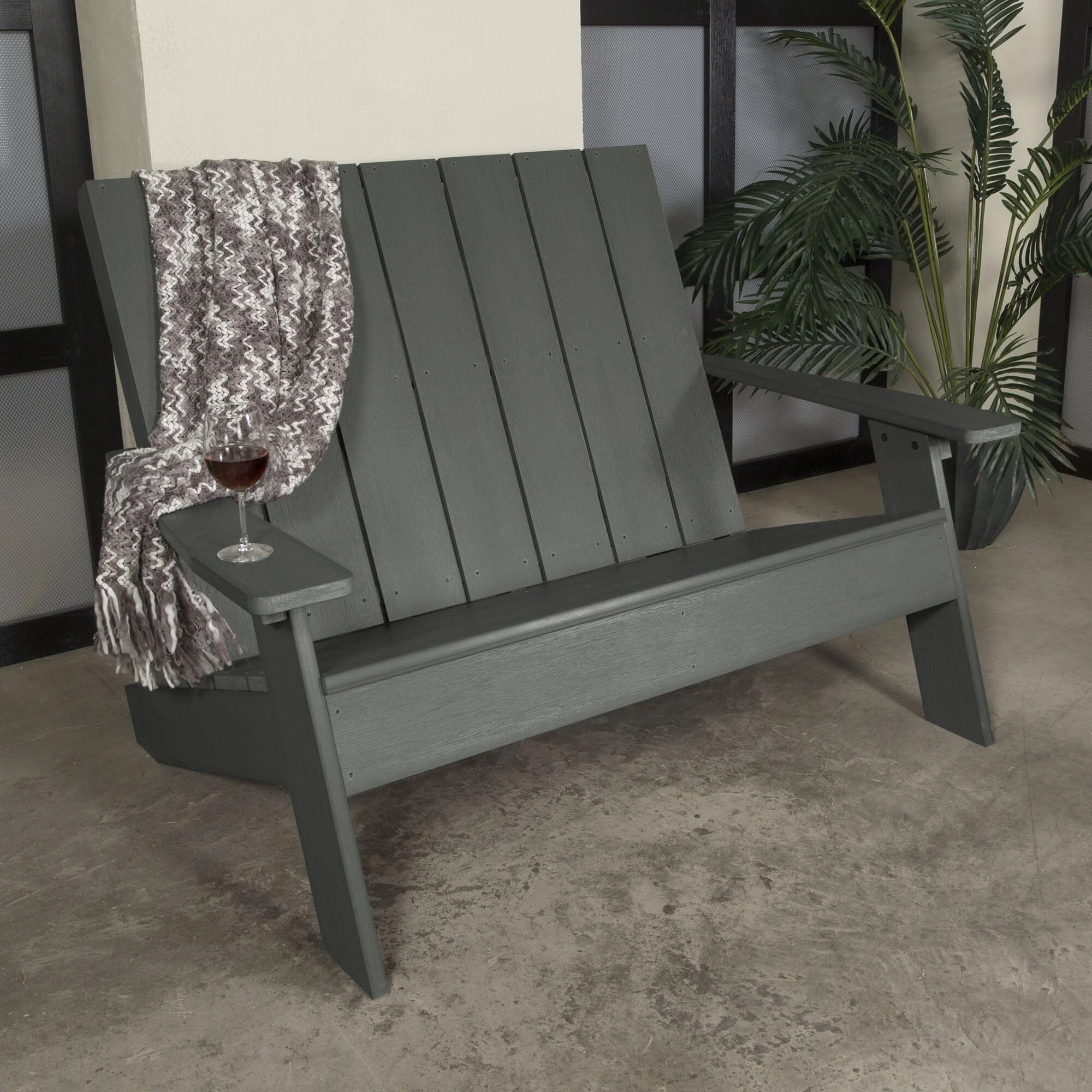 Refurbished Italica Modern Double Wide Adirondack Chair - Image 17