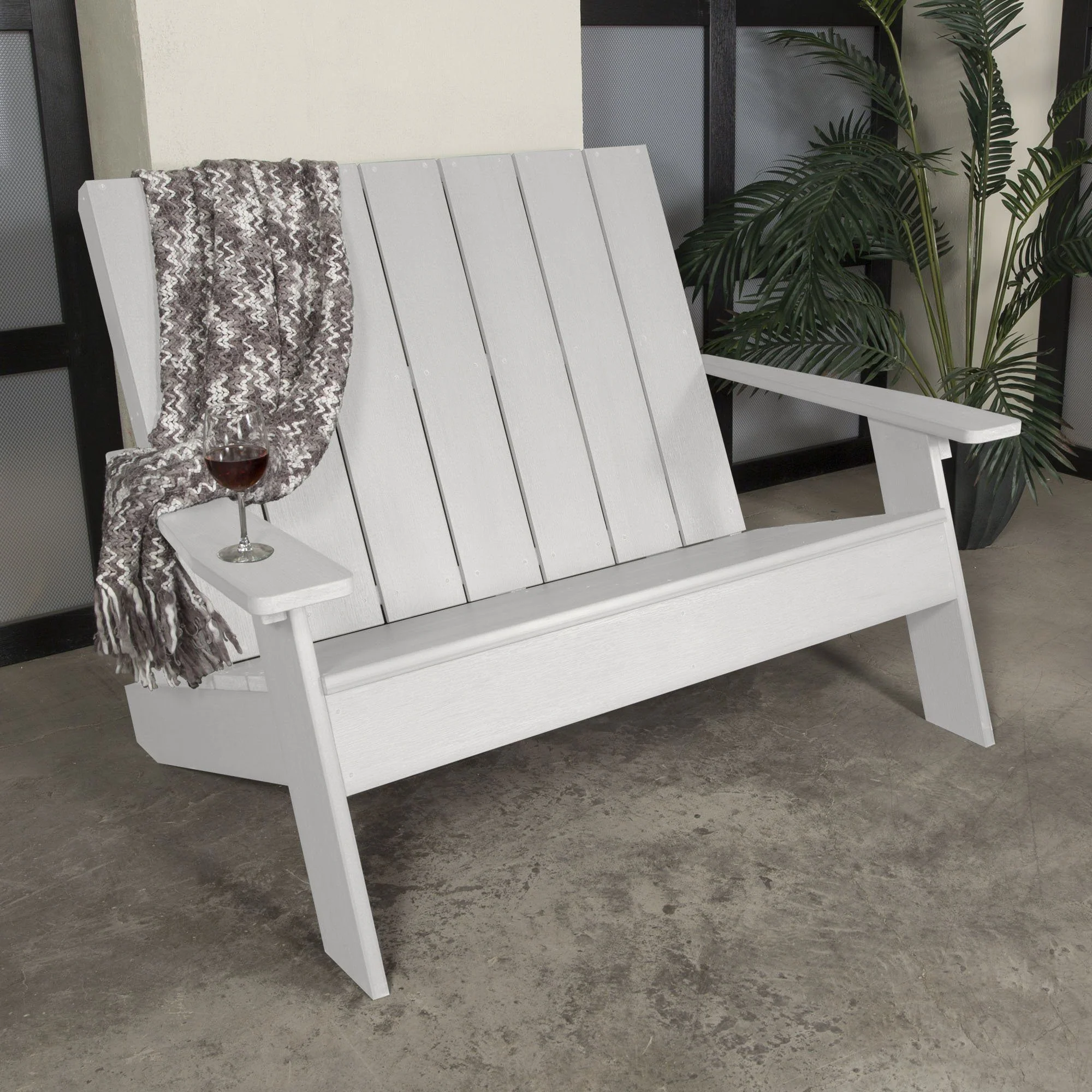 Refurbished Italica Modern Double Wide Adirondack Chair - Image 7