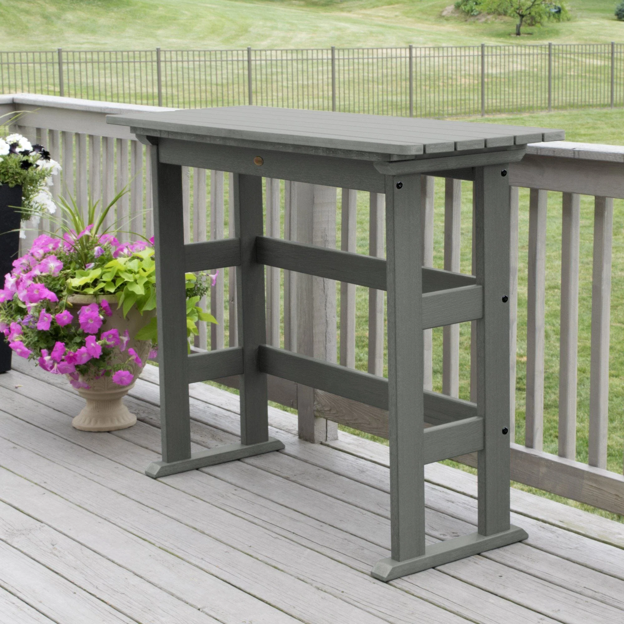Refurbished Lehigh Bar Height Balcony Table - Image 20