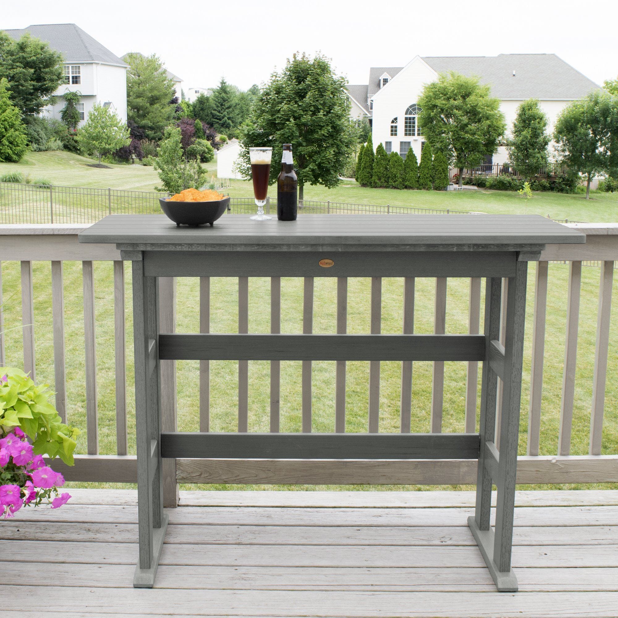 Refurbished Lehigh Bar Height Balcony Table - Image 21