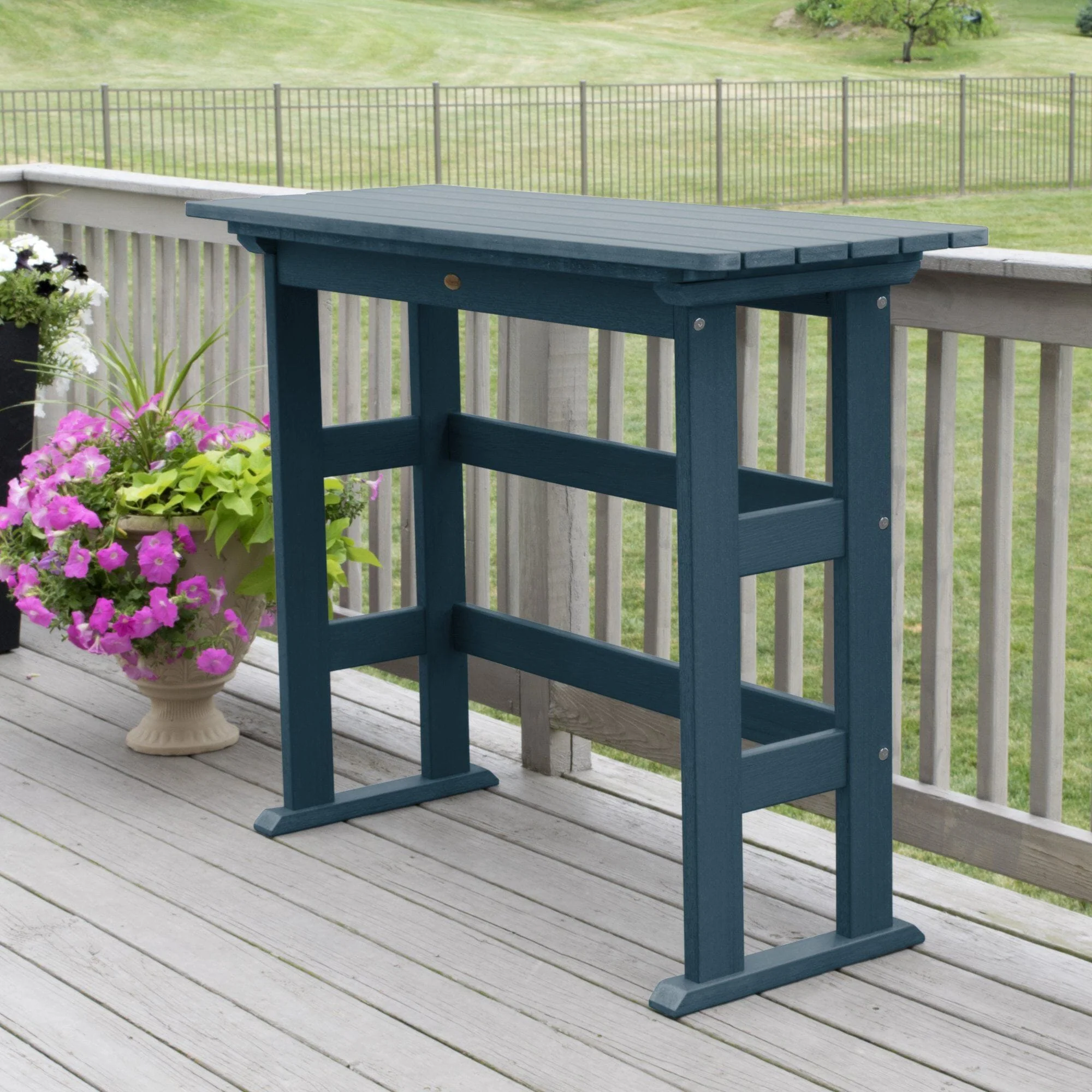 Refurbished Lehigh Bar Height Balcony Table - Image 29