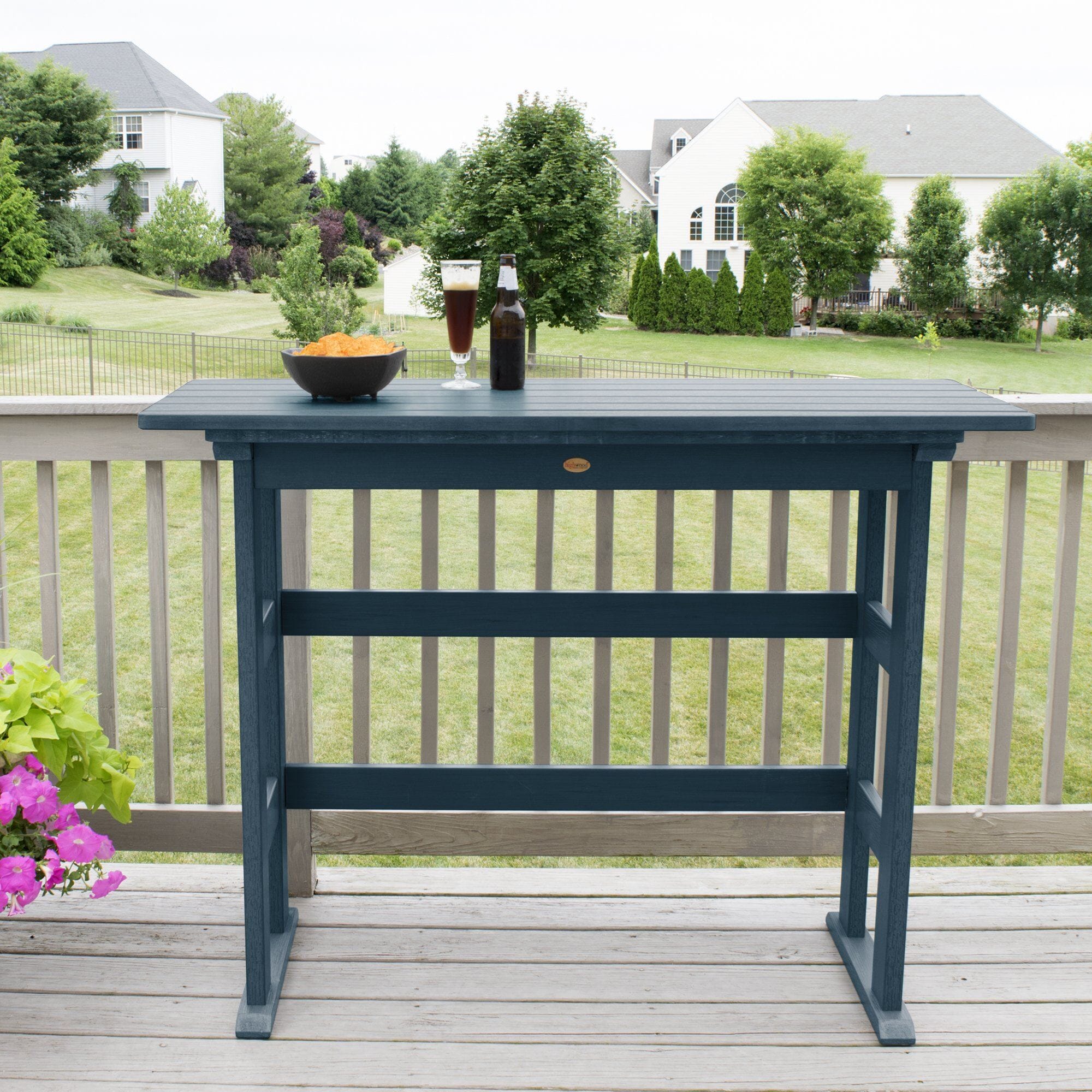 Refurbished Lehigh Bar Height Balcony Table - Image 30