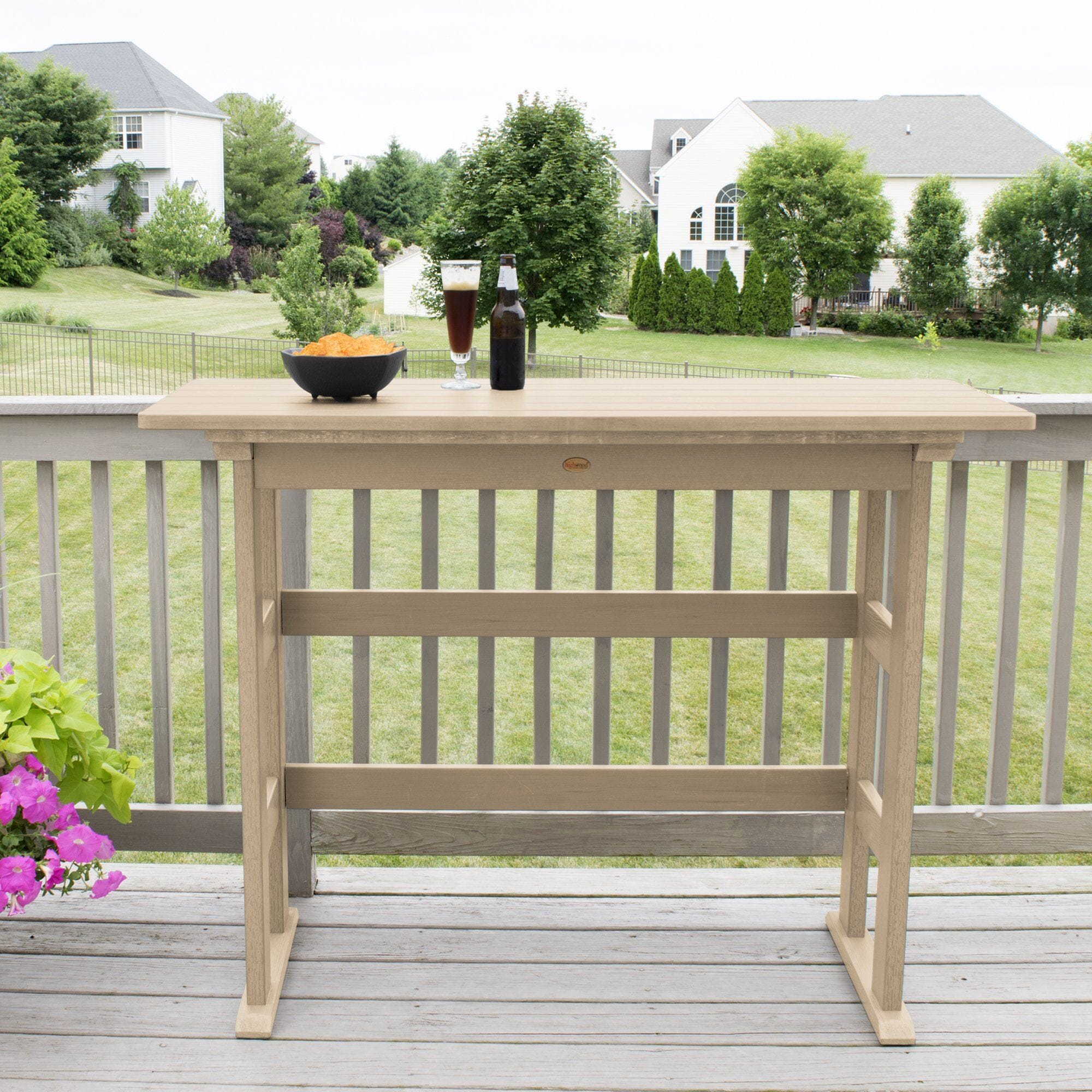 Refurbished Lehigh Bar Height Balcony Table - Image 39