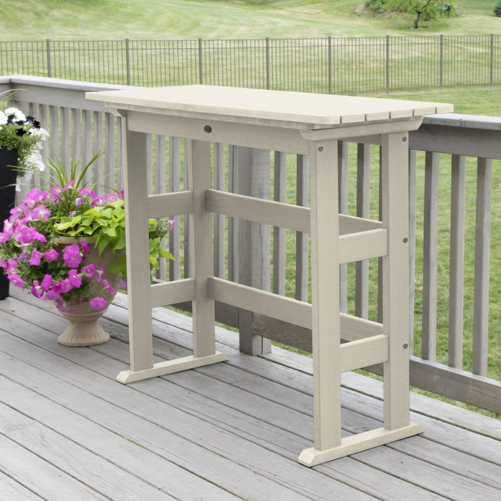 Refurbished Lehigh Bar Height Balcony Table - Image 56