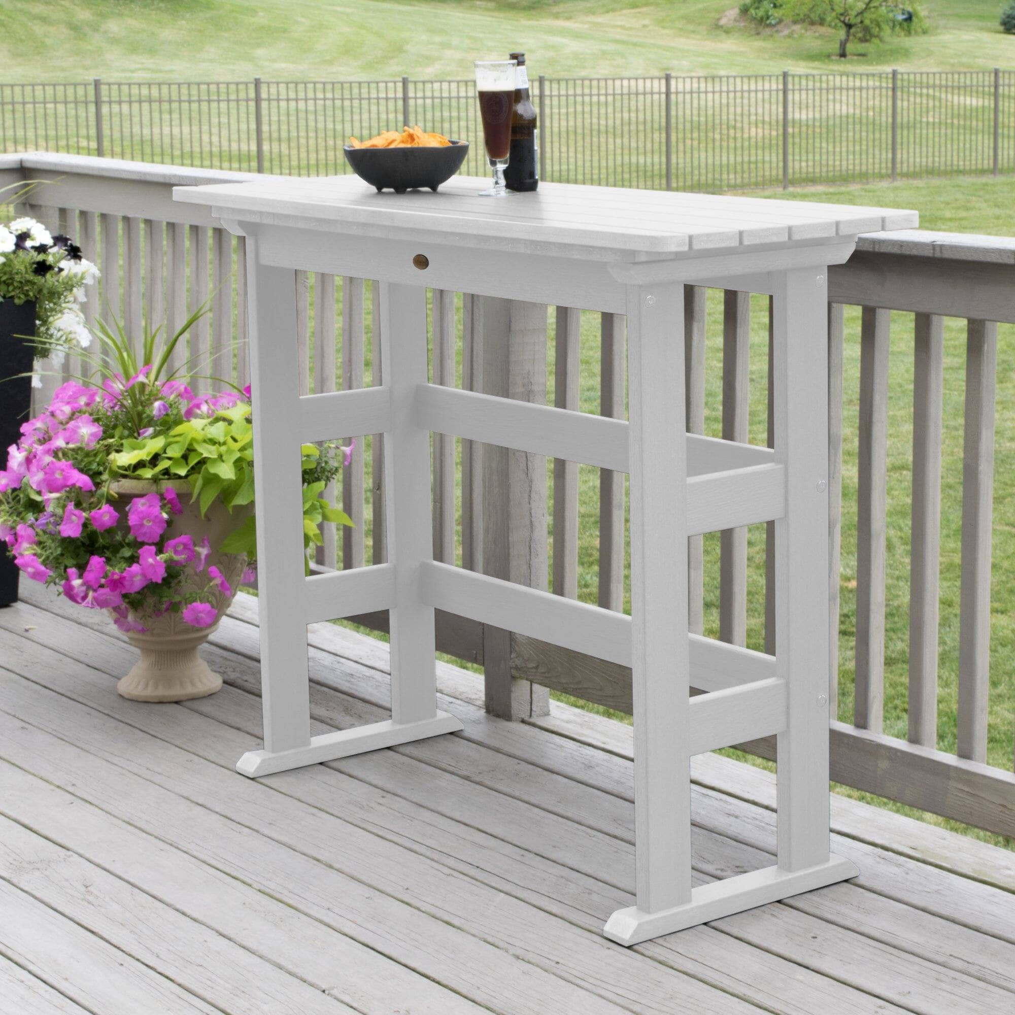 Refurbished Lehigh Bar Height Balcony Table - Image 66