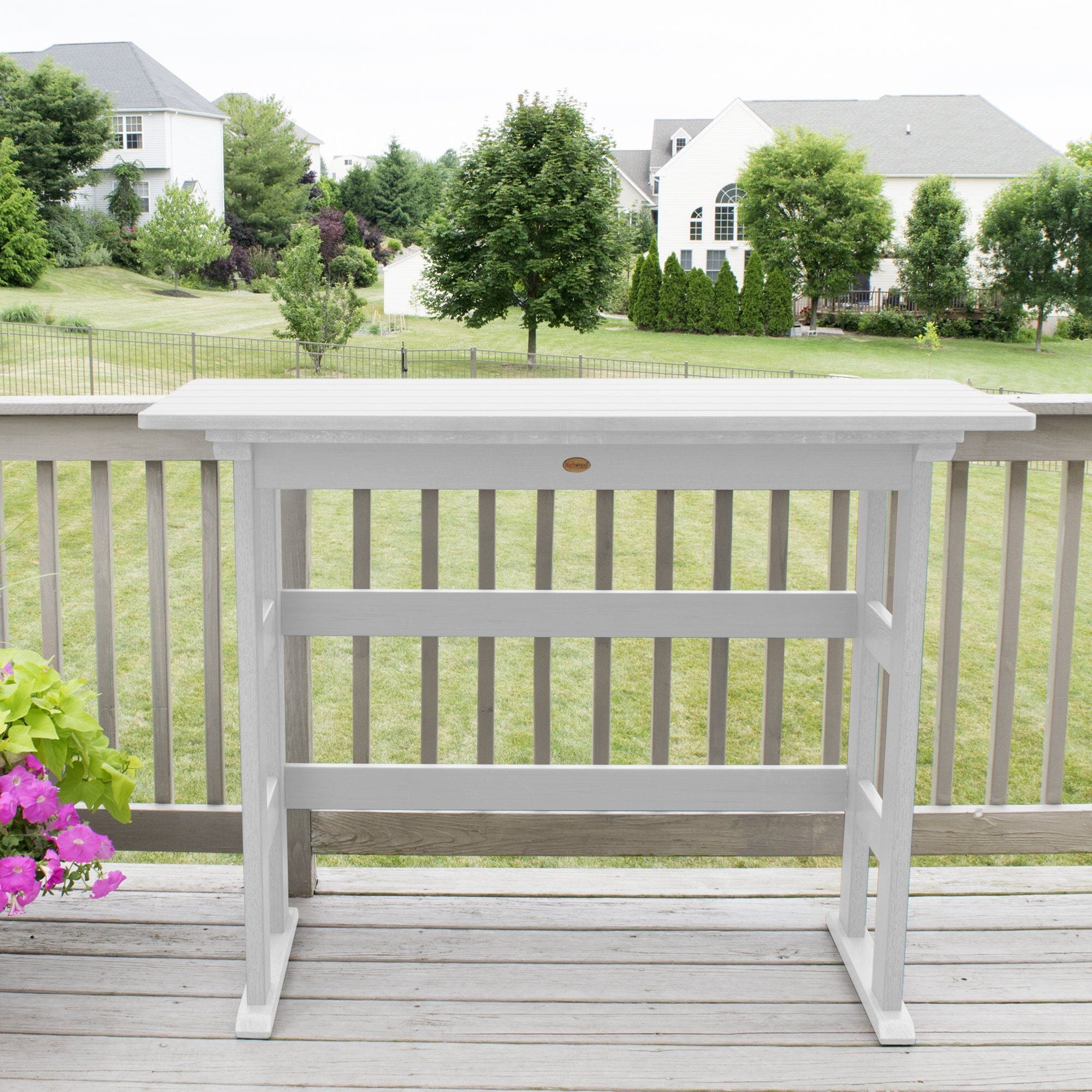 Refurbished Lehigh Bar Height Balcony Table - Image 68