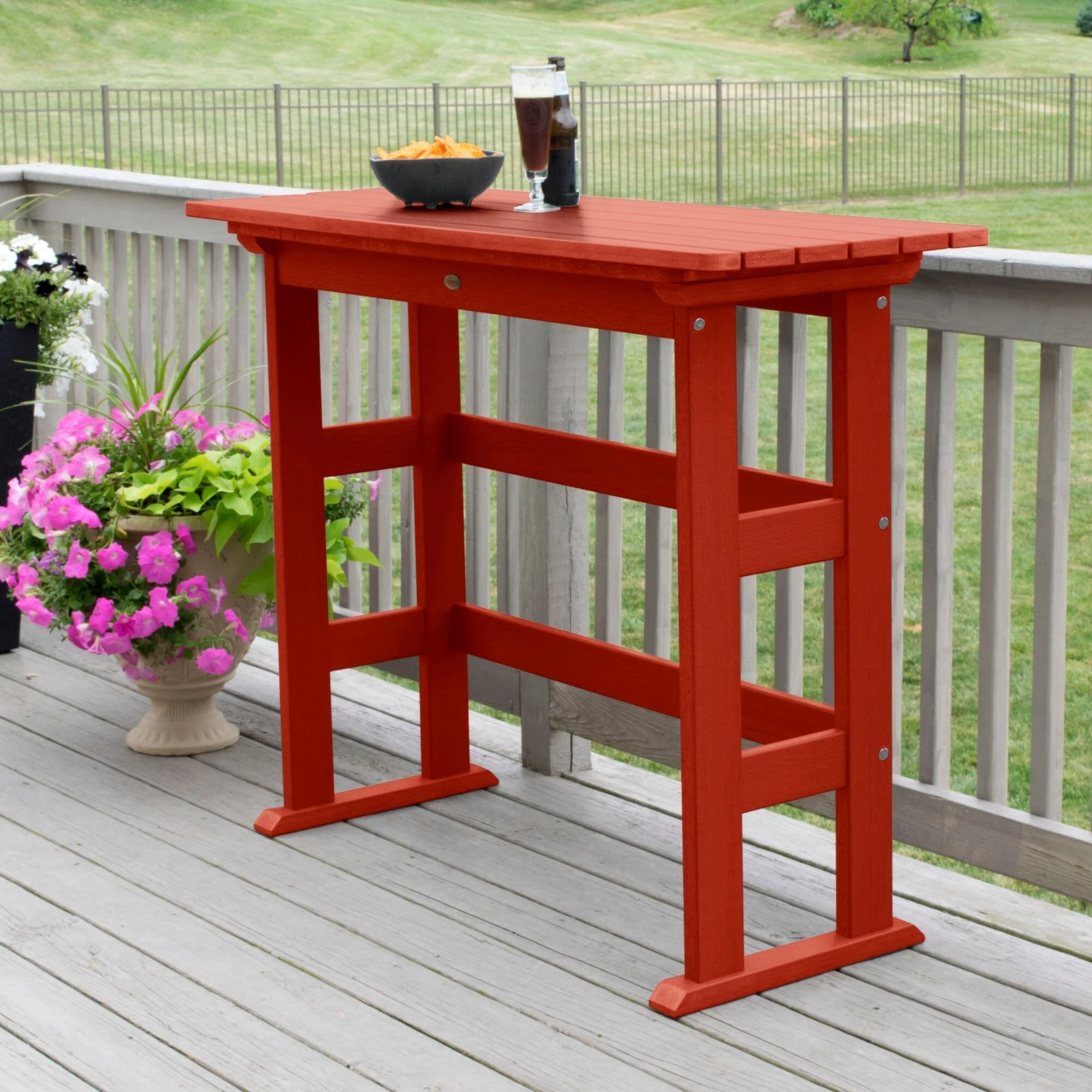 Refurbished Lehigh Bar Height Balcony Table - Image 81