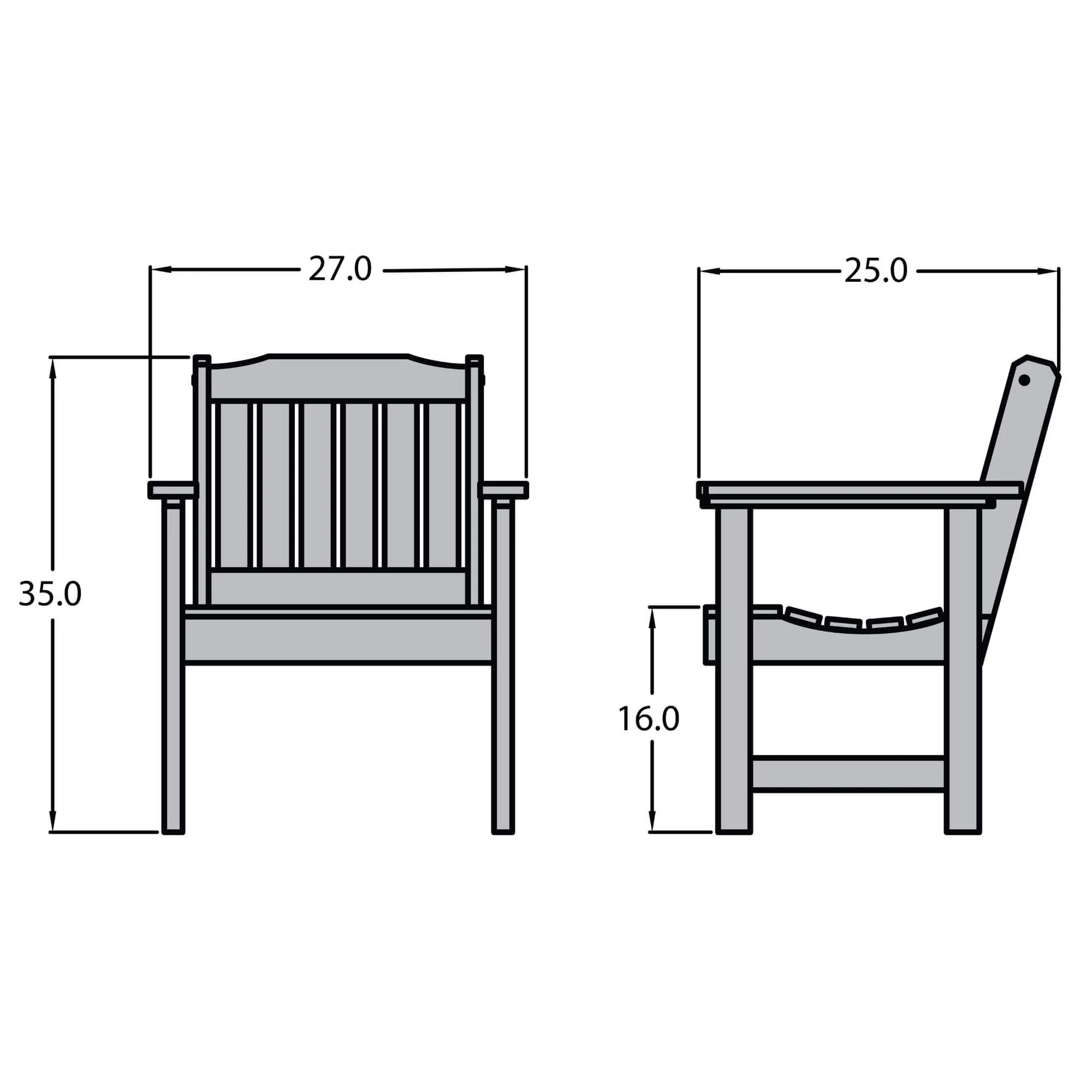 Refurbished Lehigh Garden Chair - Image 6