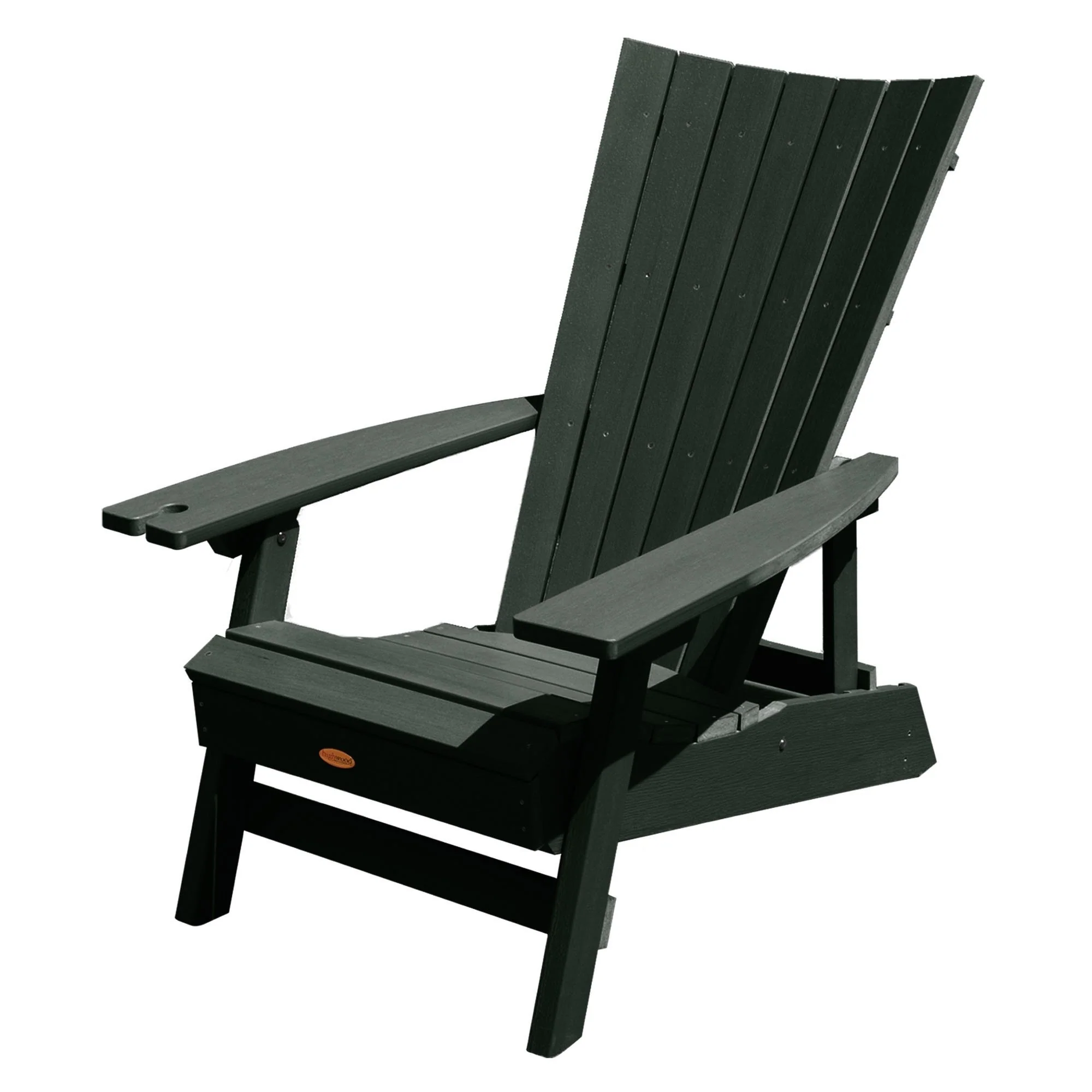 Refurbished Manhattan Beach Adirondack Chair with Wine Glass Holder - Image 10