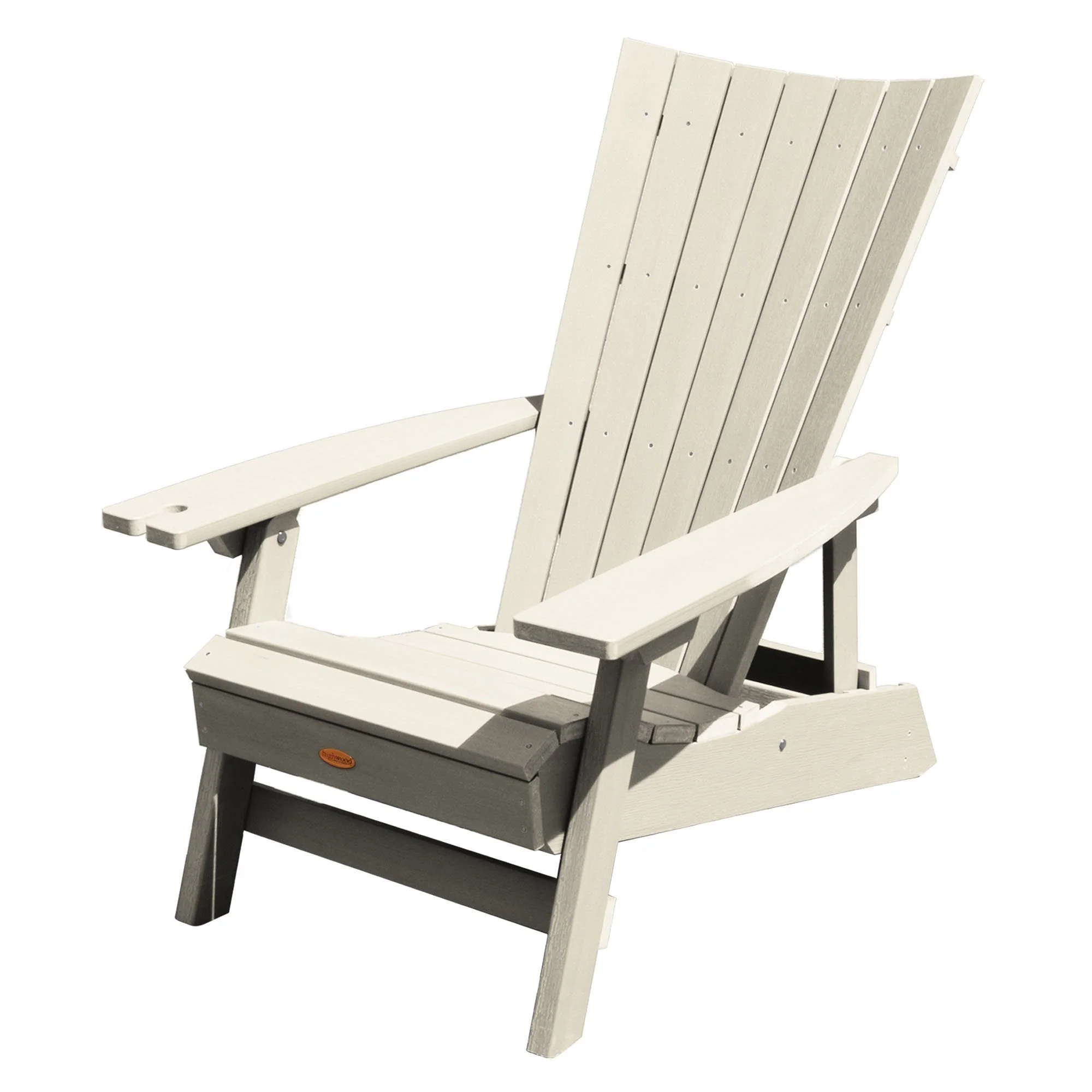 Refurbished Manhattan Beach Adirondack Chair with Wine Glass Holder - Image 11